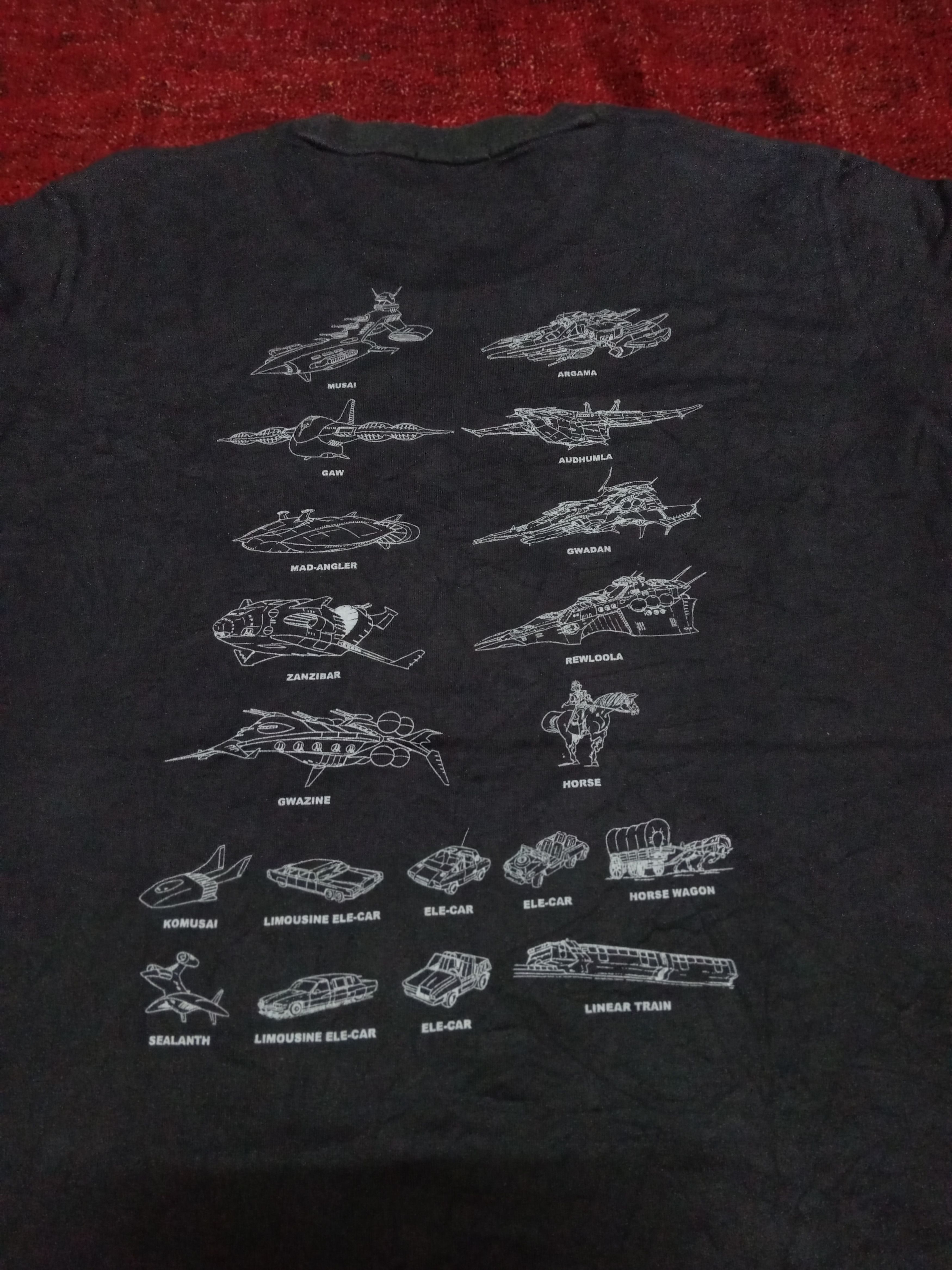 Anime × Cartoon Network Rare anime Gundam 2010 project Tee Evangelion Macross Size US M / EU 48-50 / 2 - 2 Thumbnail