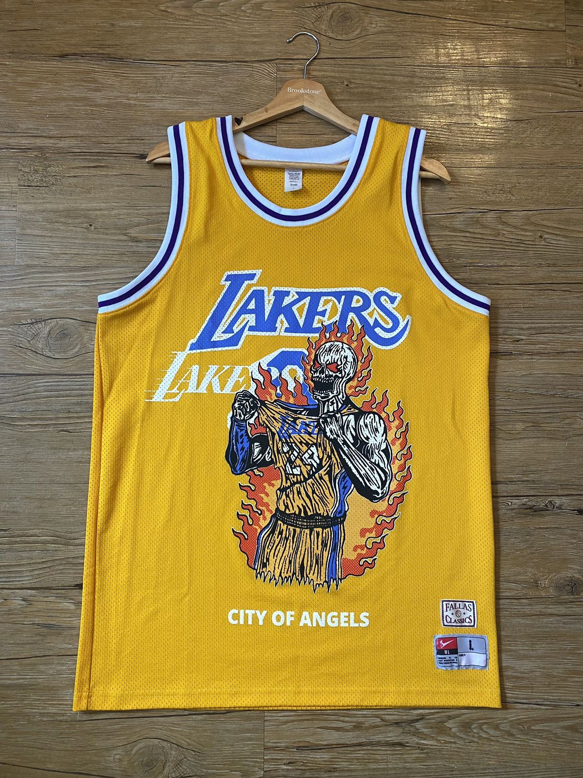 Warren Lotas RARE Deadstock Warren Lotas KOBE BRYANT Yellow Jersey