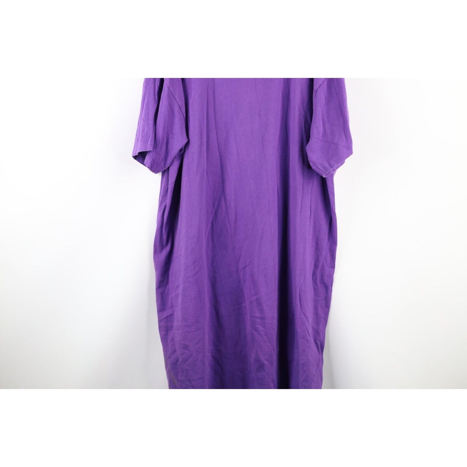Vintage Vintage 90s Streetwear Faded Blank Short Sleeve Sleep Shirt Size ONE SIZE - 3 Thumbnail