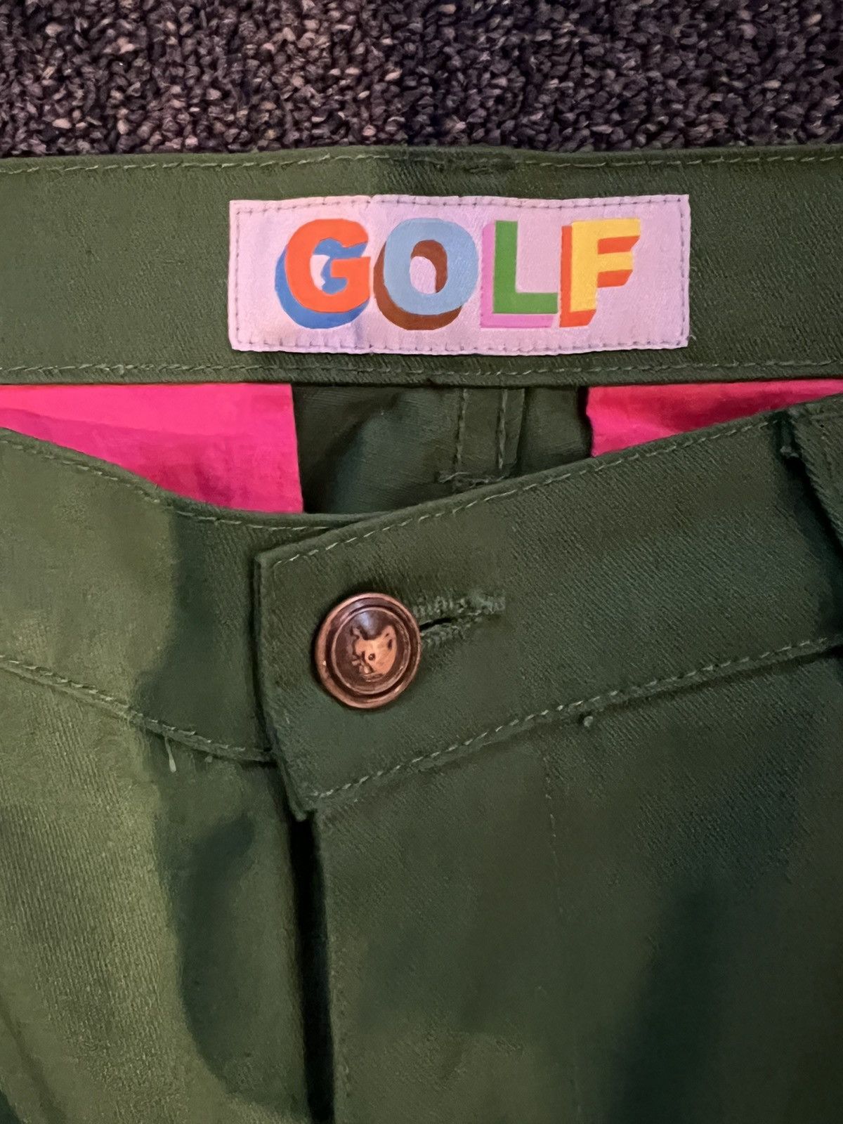 Golf Wang Golf Wang Forest Green Work Pant Original Size US 32 / EU 48 - 2 Thumbnail