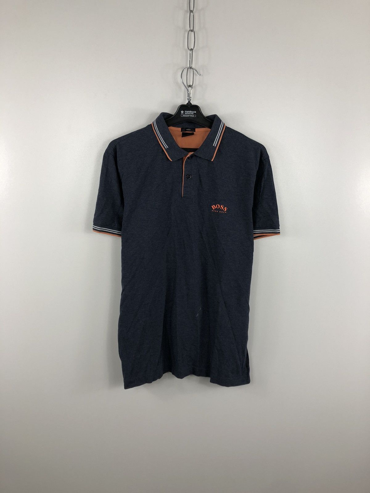 Hugo Boss Hugo Boss Small Logo Polos Navy Size L Grailed