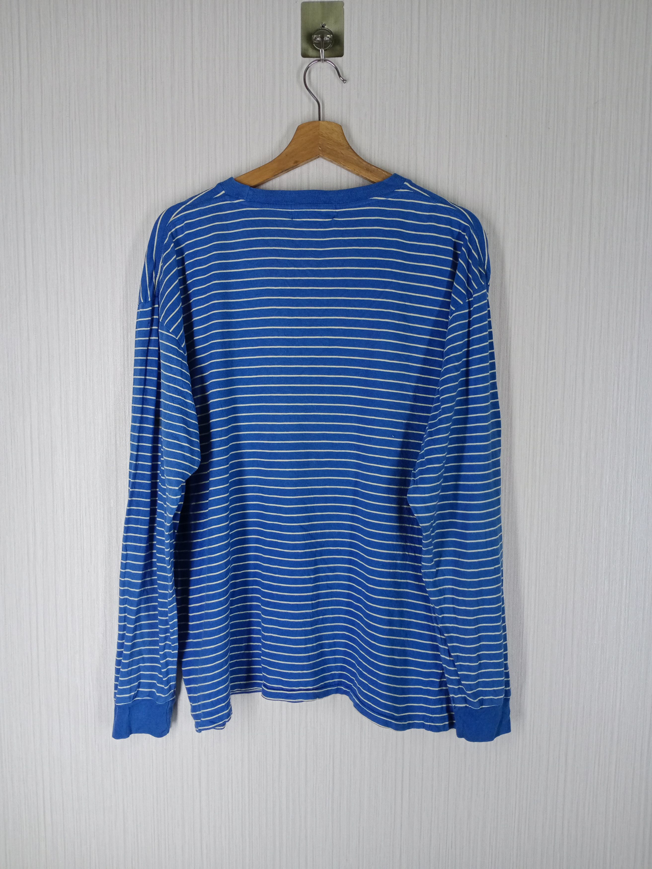 Polo Ralph Lauren Rare Vintage Polo Ralph Lauren Striped Long Sleeve Tshirt Size US L / EU 52-54 / 3 - 2 Thumbnail