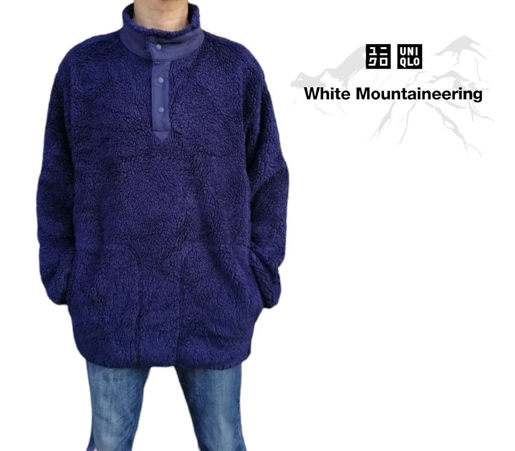 Uniqlo UNIQLO x WHITE MOUNTAINEERING Fleece Pullover Jacket Size US M / EU 48-50 / 2 - 1 Thumbnail