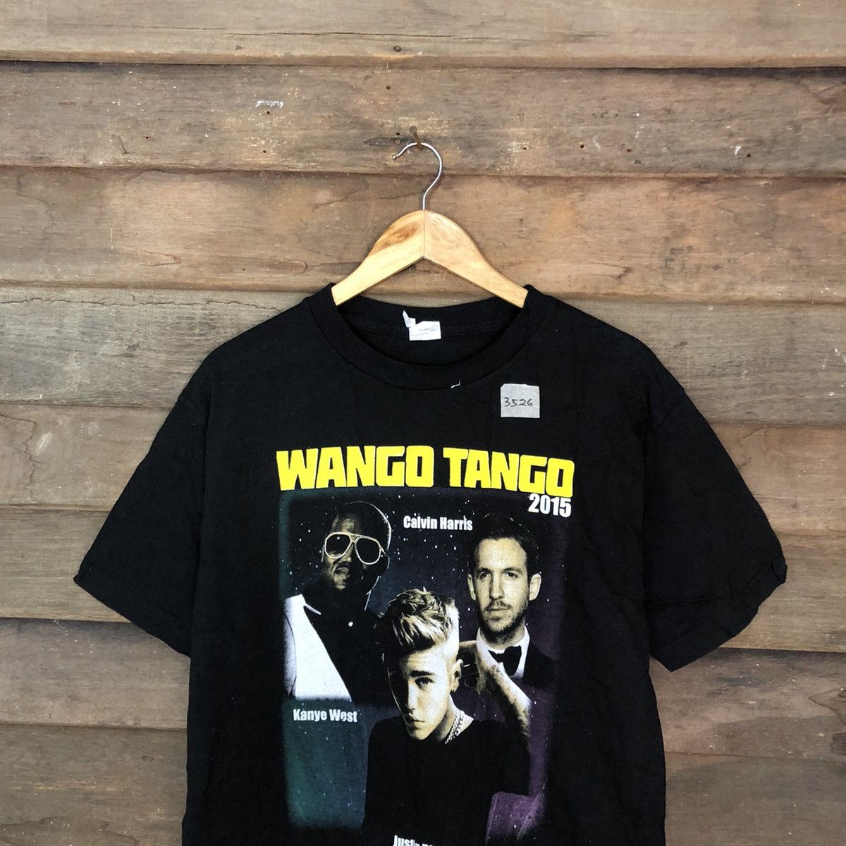Band Tees DL Wango Tango kenye west Black Short Sleeve Tshirt #3526 Size US L / EU 52-54 / 3 - 7 Thumbnail