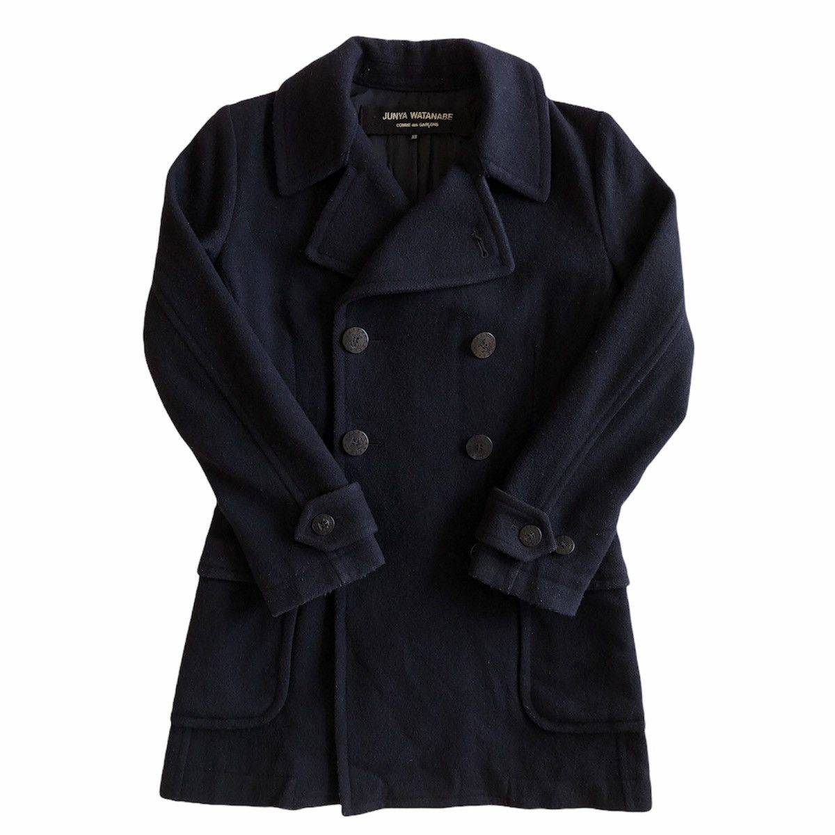 Comme des Garcons A/W10 Junya Watanabe COMME des Garcons Wool Pea Coat Size US XS / EU 42 / 0 - 1 Thumbnail
