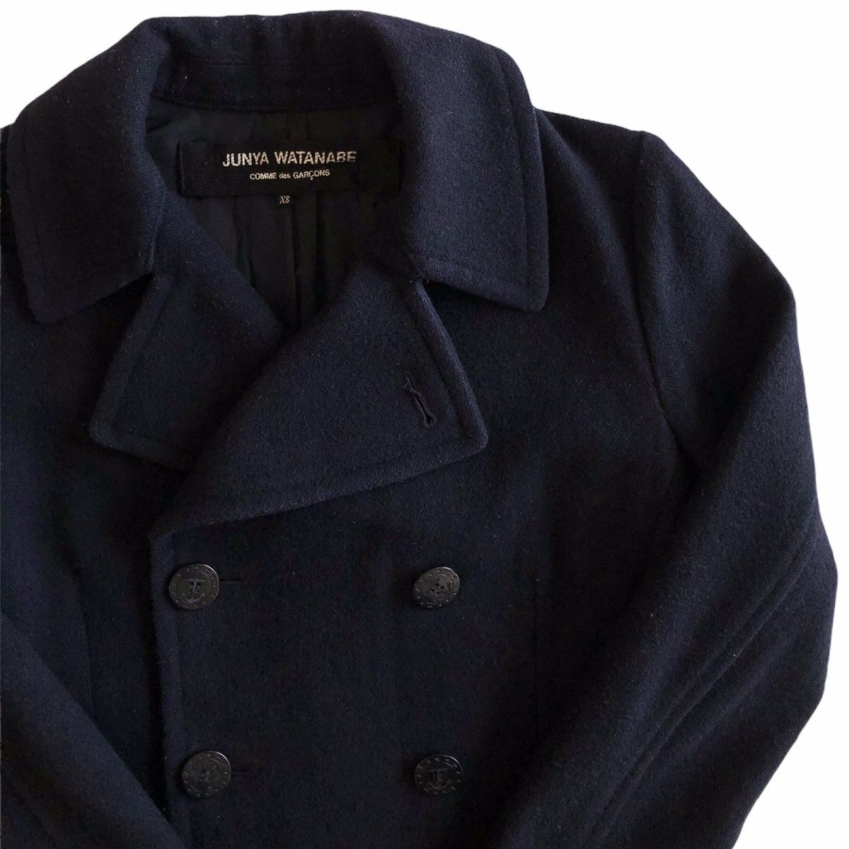 Comme des Garcons A/W10 Junya Watanabe COMME des Garcons Wool Pea Coat Size US XS / EU 42 / 0 - 3 Thumbnail