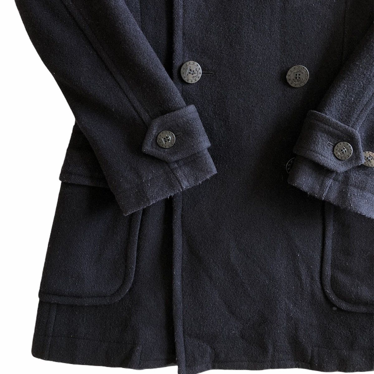 Comme des Garcons A/W10 Junya Watanabe COMME des Garcons Wool Pea Coat Size US XS / EU 42 / 0 - 4 Thumbnail