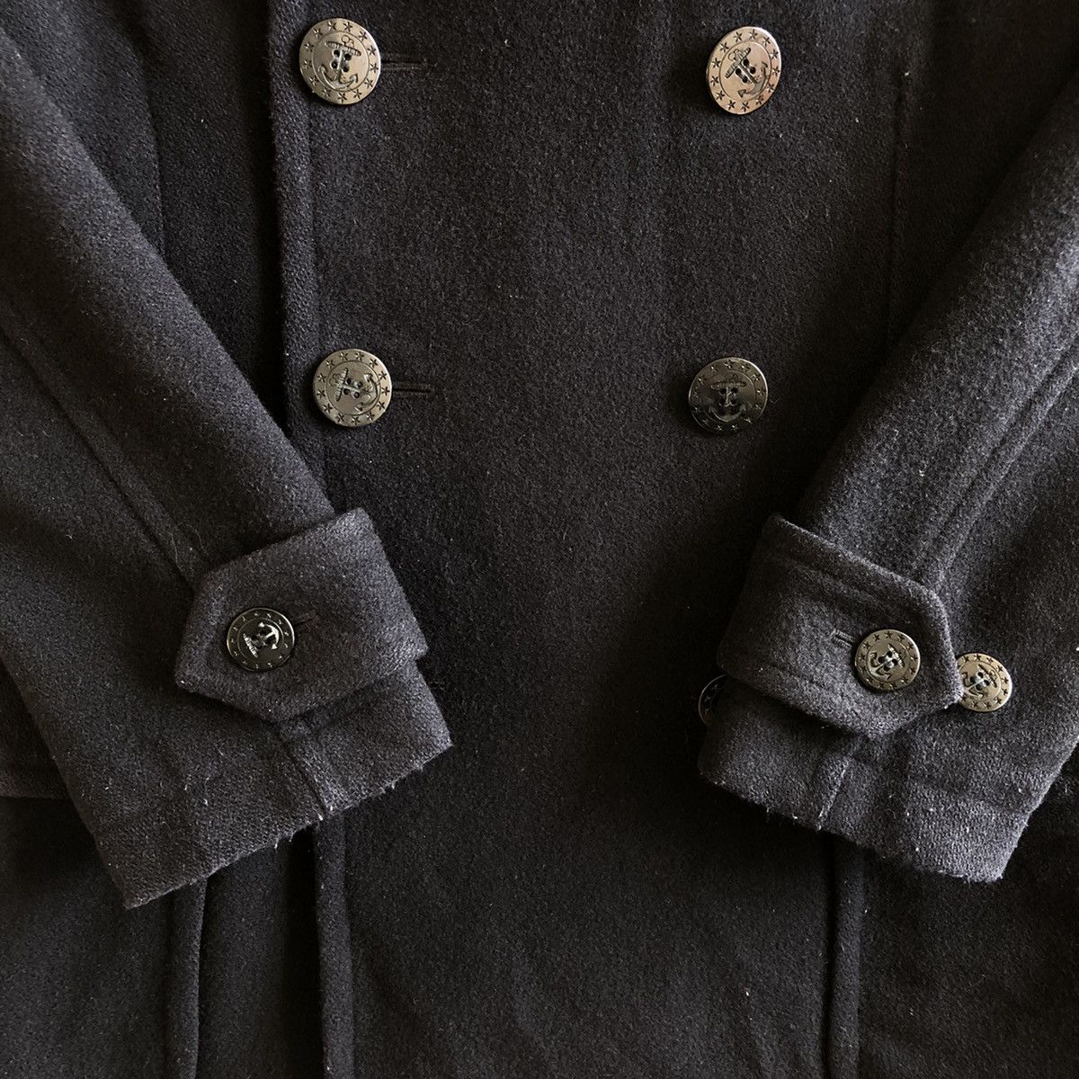 Comme des Garcons A/W10 Junya Watanabe COMME des Garcons Wool Pea Coat Size US XS / EU 42 / 0 - 9 Thumbnail