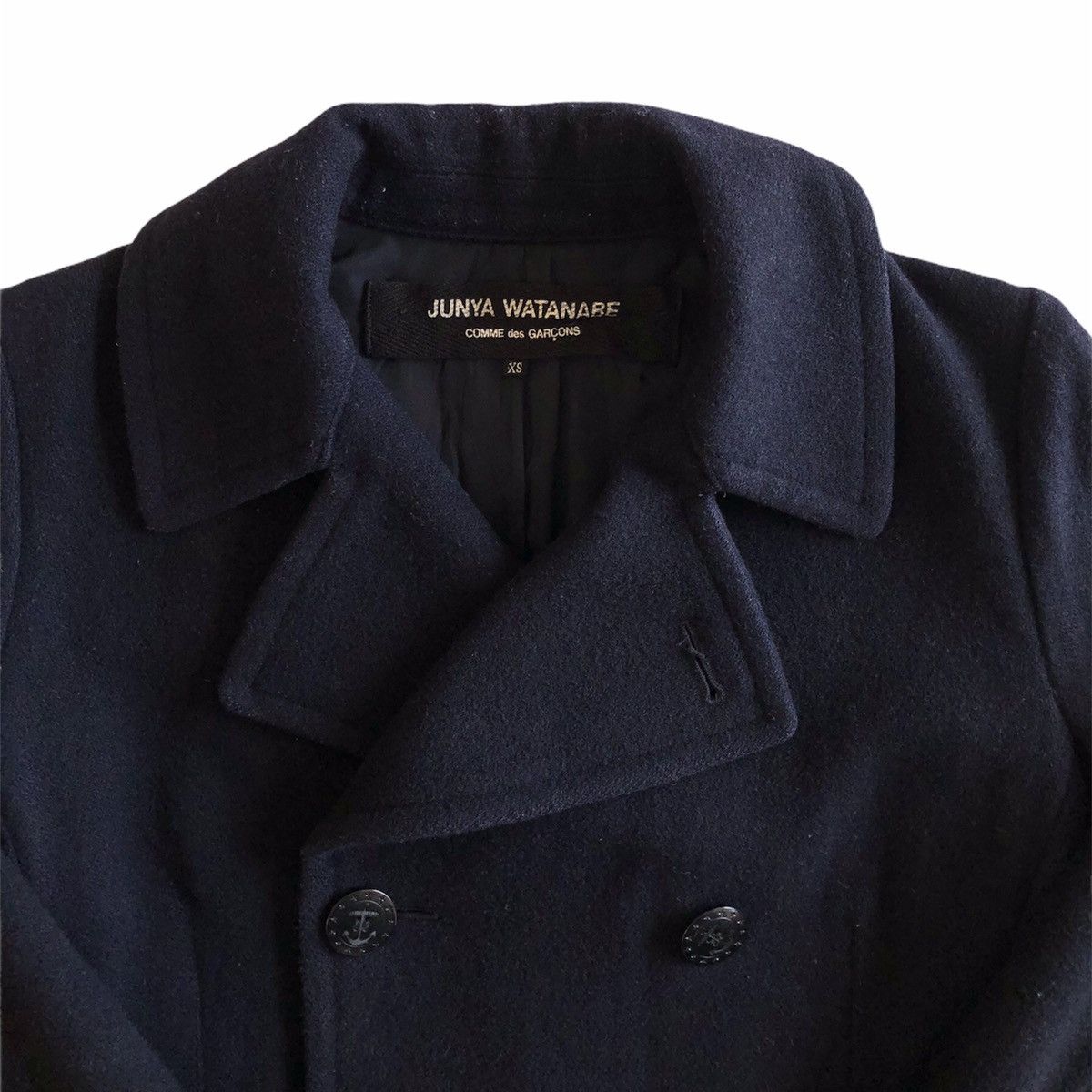 Comme des Garcons A/W10 Junya Watanabe COMME des Garcons Wool Pea Coat Size US XS / EU 42 / 0 - 2 Thumbnail