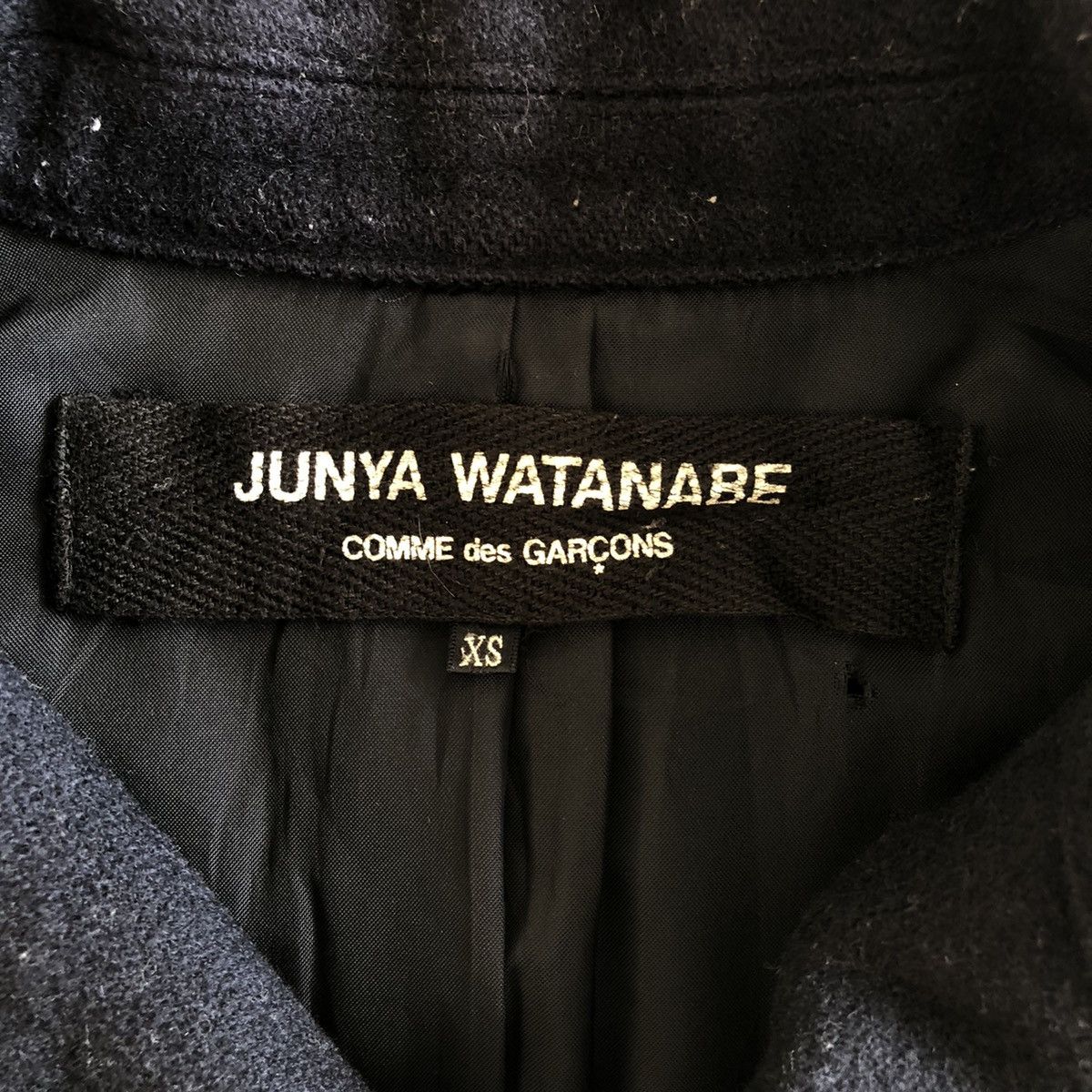 Comme des Garcons A/W10 Junya Watanabe COMME des Garcons Wool Pea Coat Size US XS / EU 42 / 0 - 15 Thumbnail