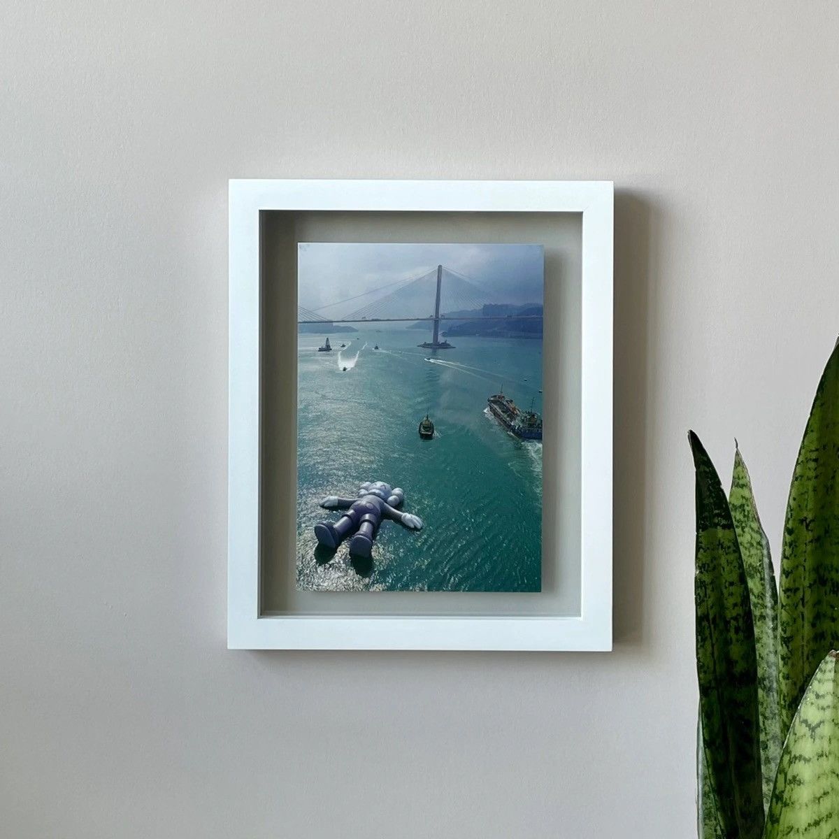 image of Kaws Hong Kong Holiday Poster in White, Men's