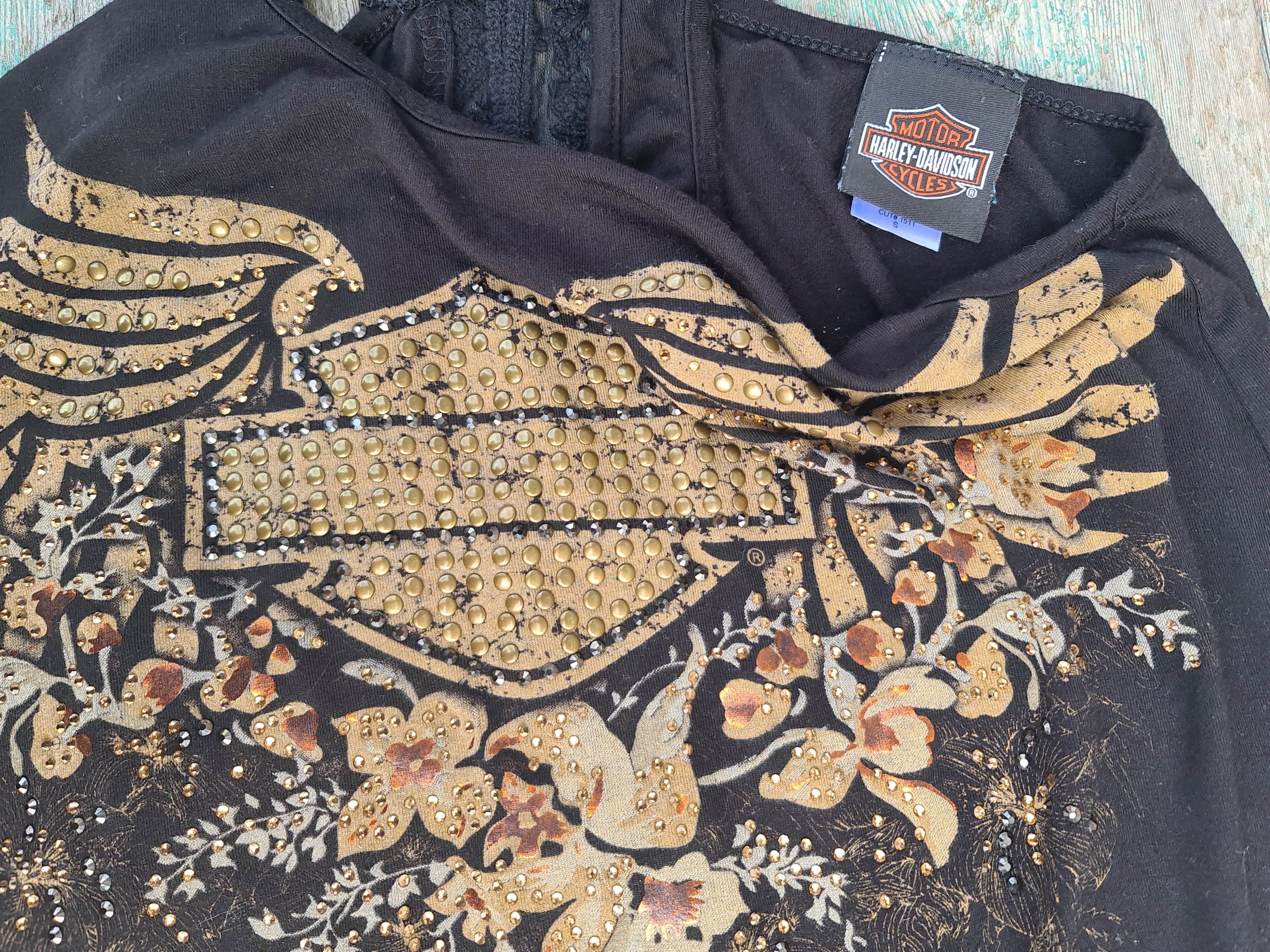 Harley Davidson Harley Davidson Motorcycle Wings Graphic Sleeveless Tank Size S / US 4 / IT 40 - 2 Thumbnail