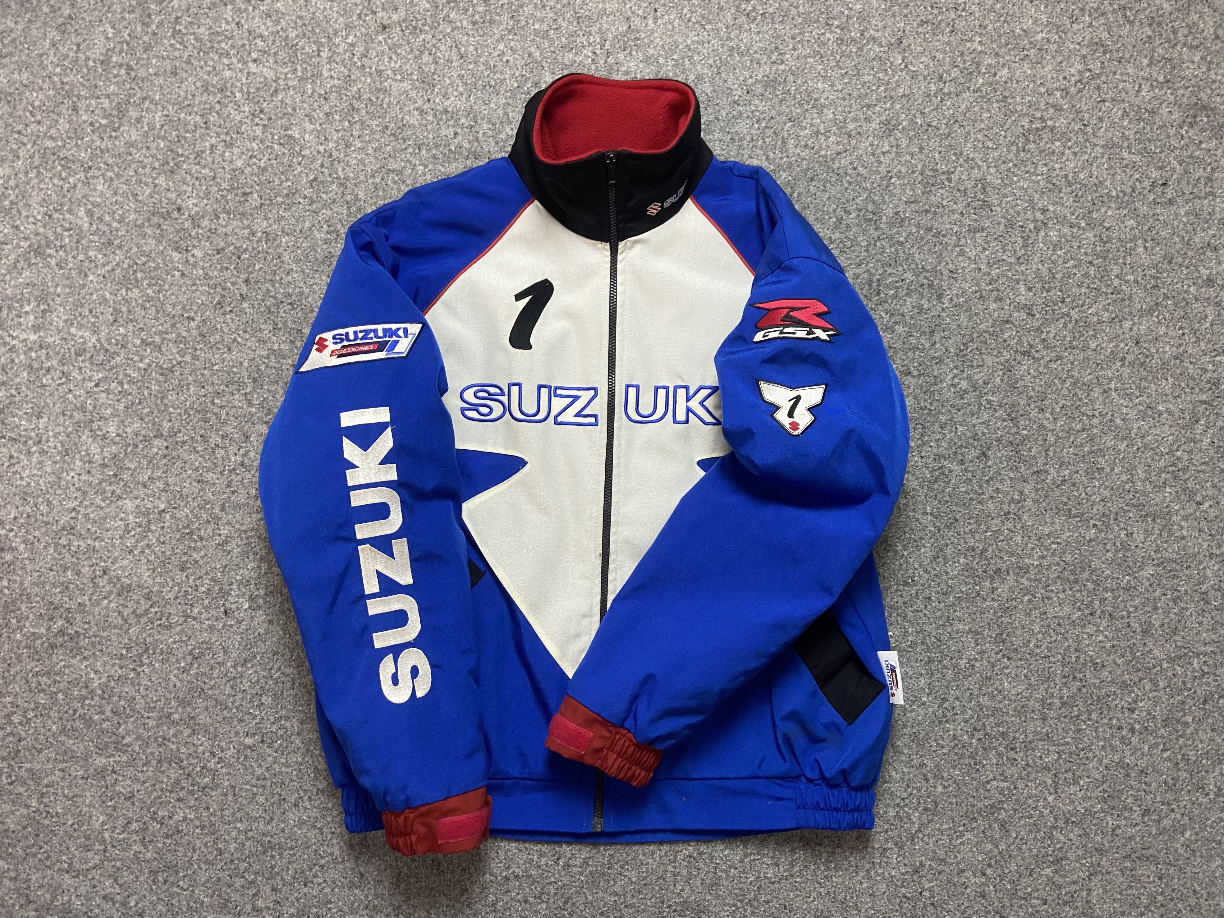 Vintage Vintage Suzuki Team Racing Jacket Size US L / EU 52-54 / 3 - 1 Thumbnail