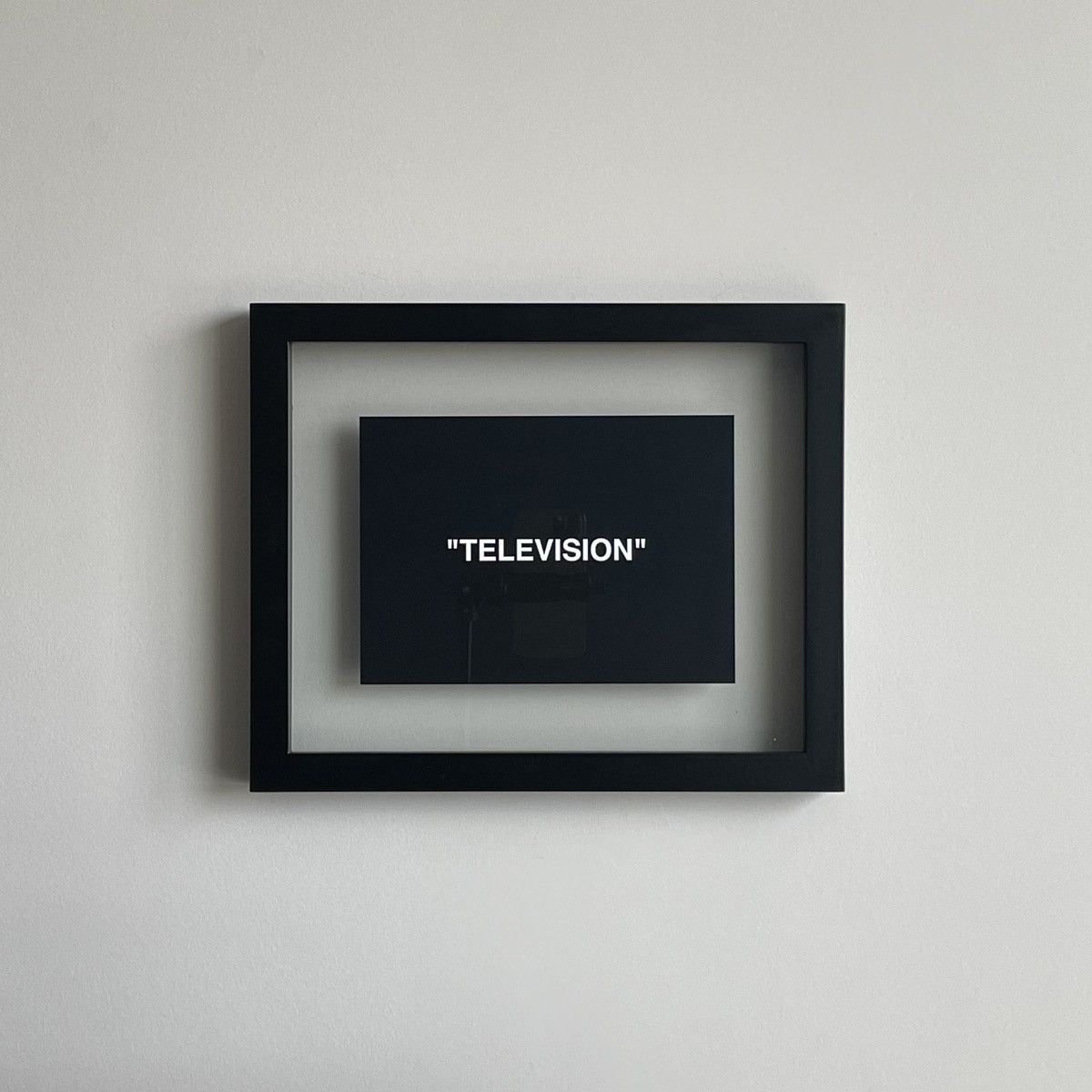 Virgil Abloh Set of 2 - Advertise Here & “Television” Posters Size ONE SIZE - 5 Thumbnail