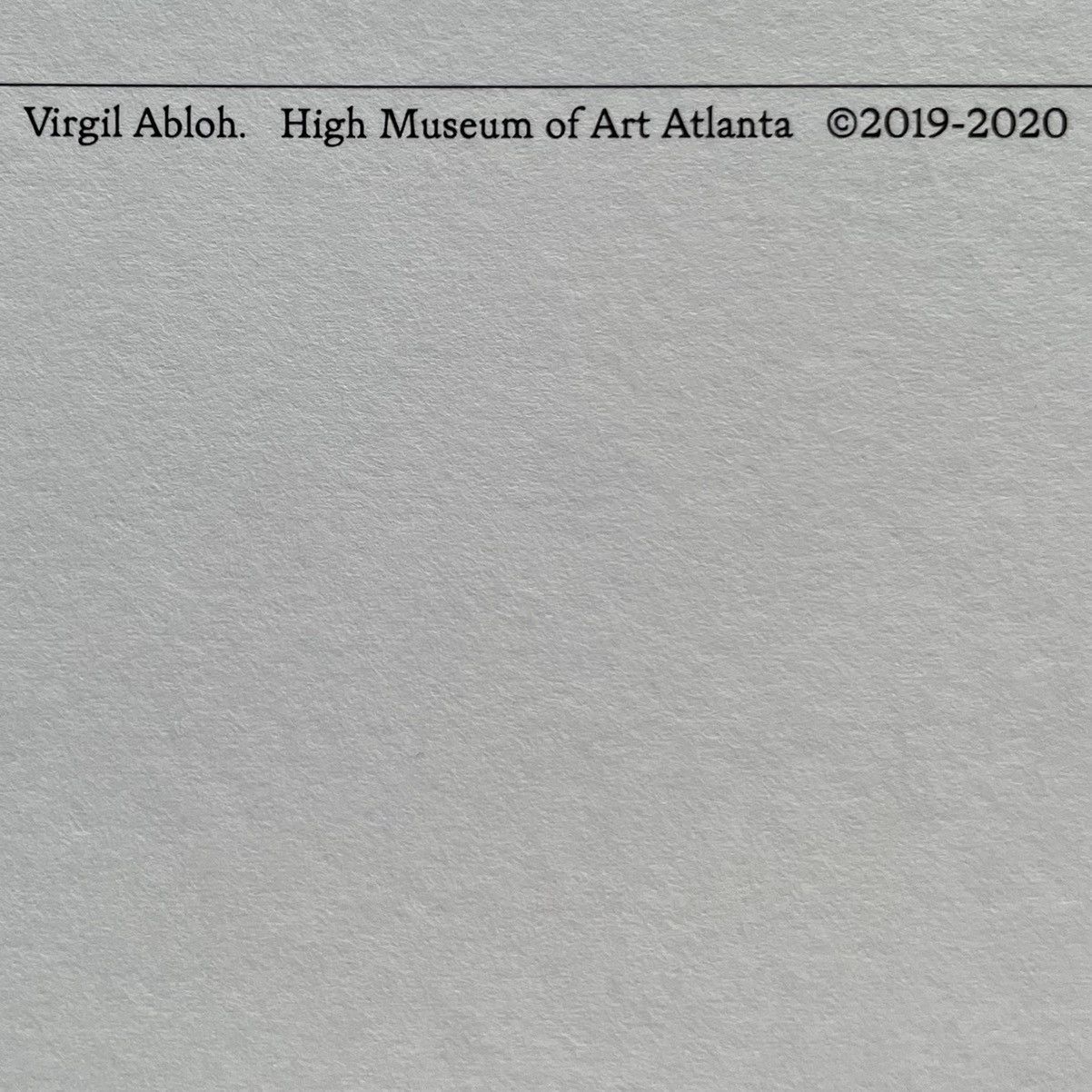 Virgil Abloh Set of 2 - Advertise Here & “Television” Posters Size ONE SIZE - 6 Thumbnail