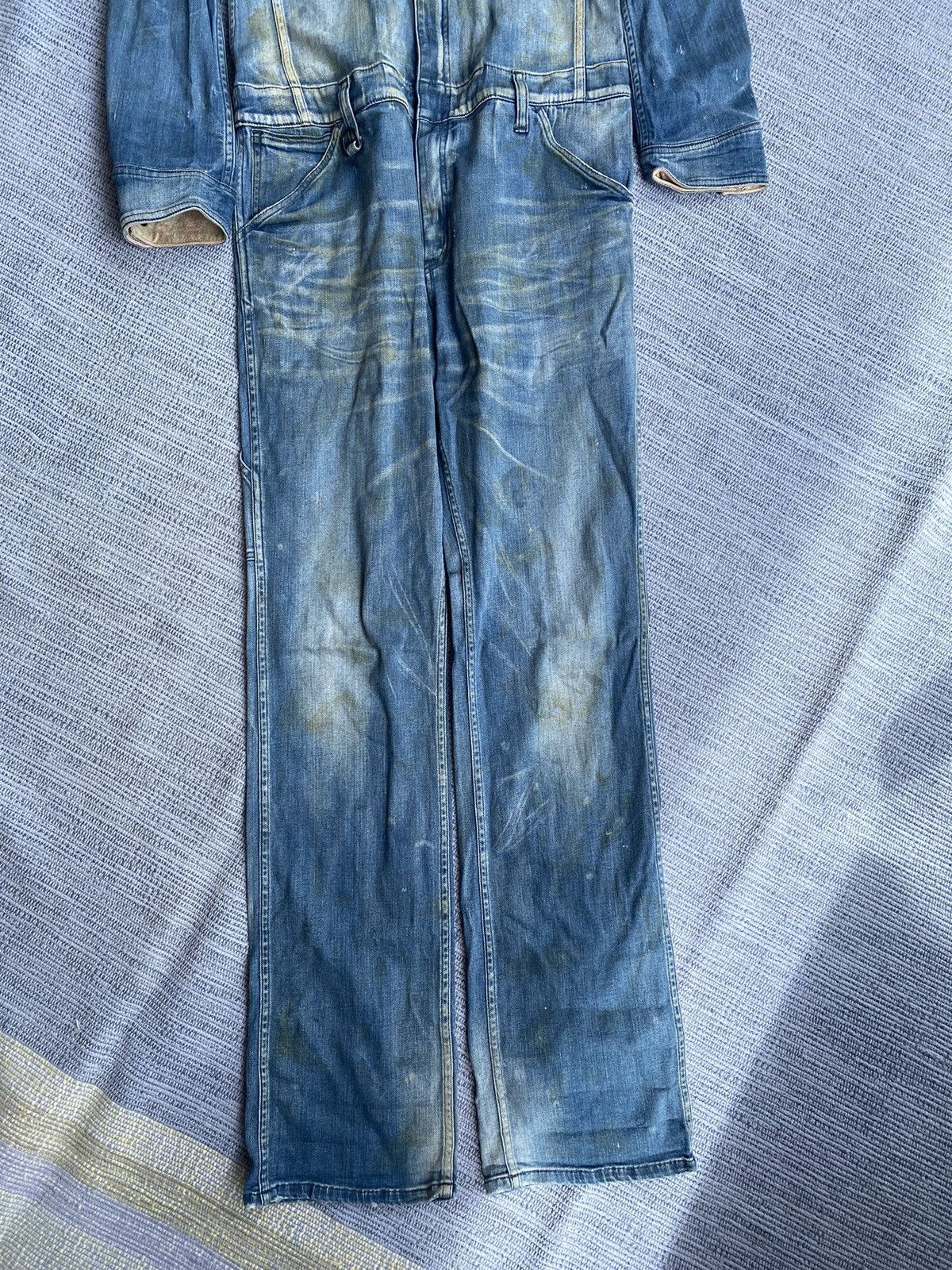 Isamu Katayama Backlash dirty denim overall Size US 30 / EU 46 - 3 Thumbnail
