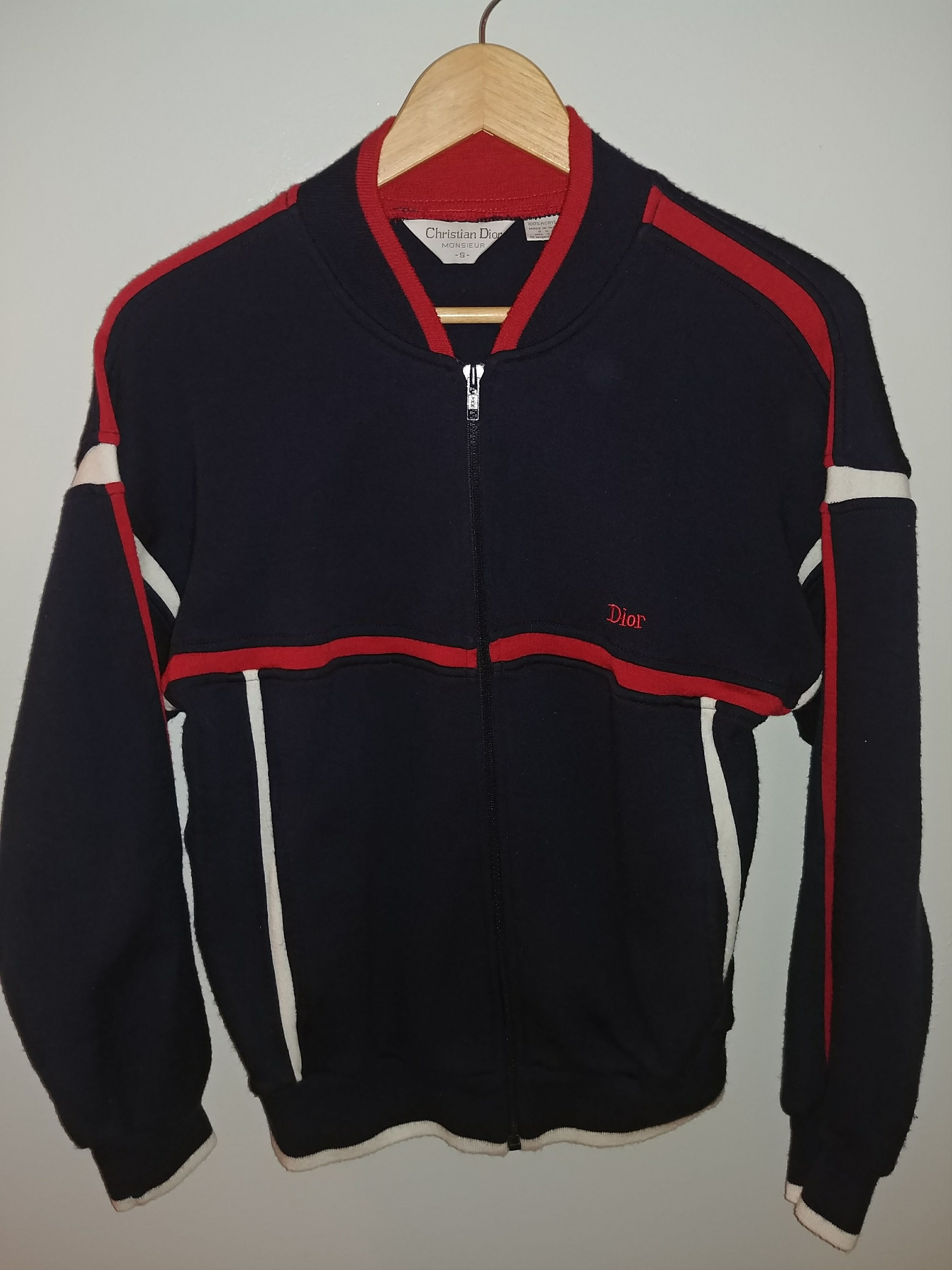 Vintage Christian Dior online varsity zip up