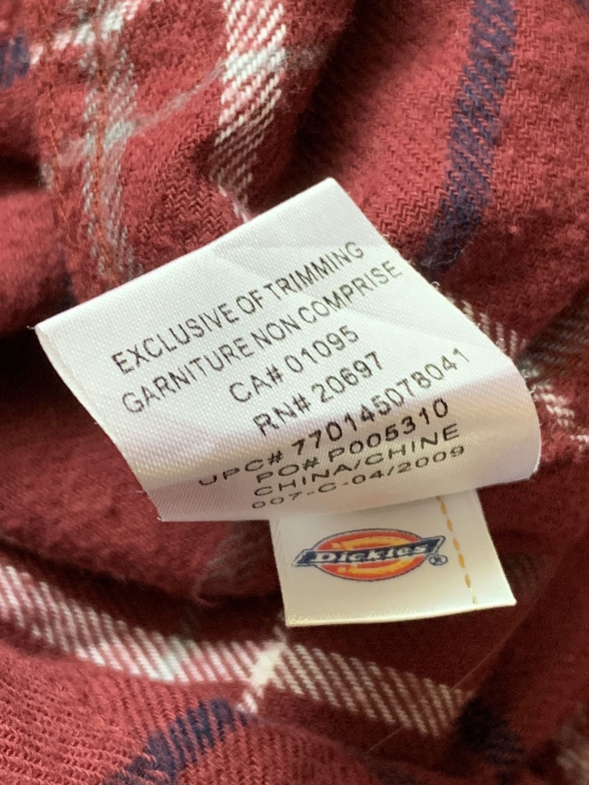 Dickies × Vintage Dickies S flannel vintage shirt polo long sleeve jacket y2k Size US S / EU 44-46 / 1 - 9 Thumbnail