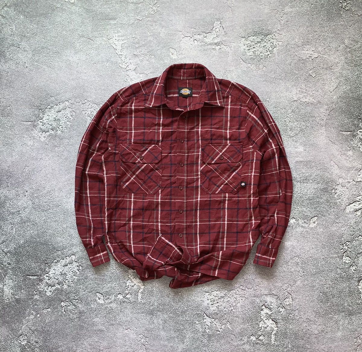 Dickies × Vintage Dickies S flannel vintage shirt polo long sleeve jacket y2k Size US S / EU 44-46 / 1 - 1 Thumbnail
