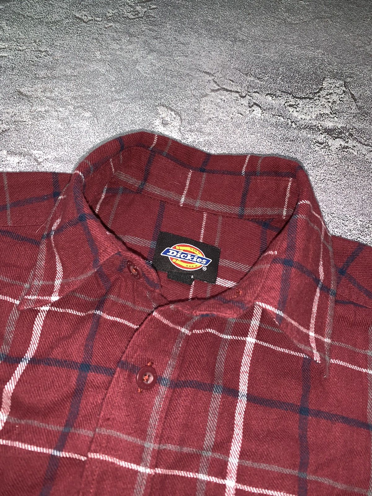 Dickies × Vintage Dickies S flannel vintage shirt polo long sleeve jacket y2k Size US S / EU 44-46 / 1 - 7 Thumbnail