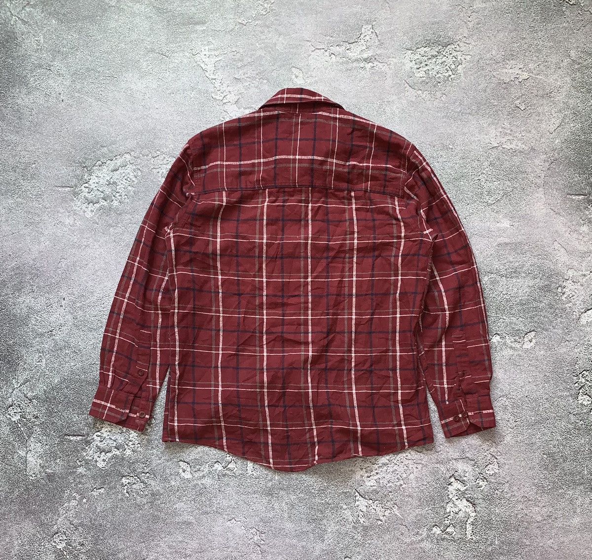 Dickies × Vintage Dickies S flannel vintage shirt polo long sleeve jacket y2k Size US S / EU 44-46 / 1 - 11 Thumbnail