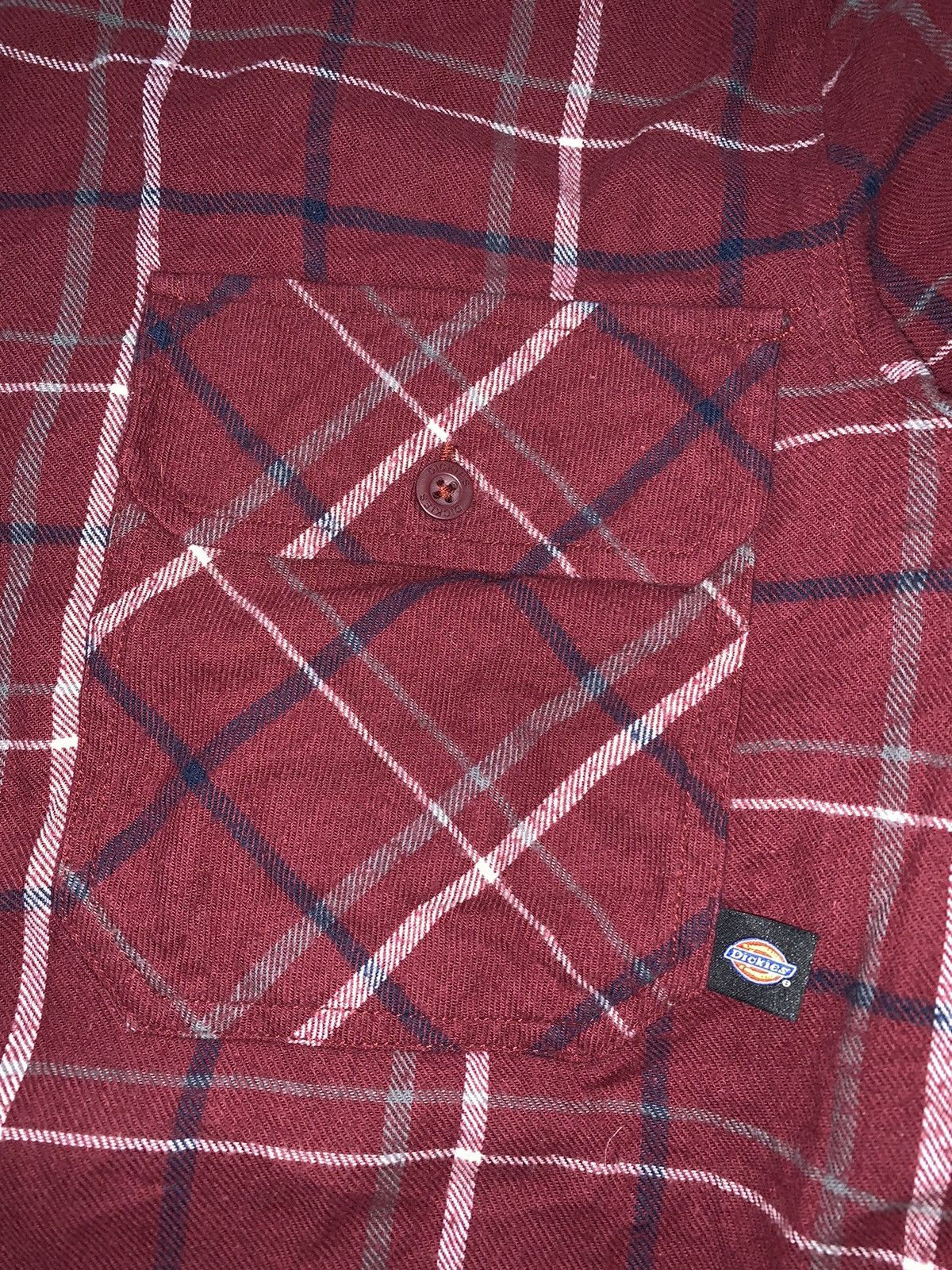 Dickies × Vintage Dickies S flannel vintage shirt polo long sleeve jacket y2k Size US S / EU 44-46 / 1 - 6 Thumbnail
