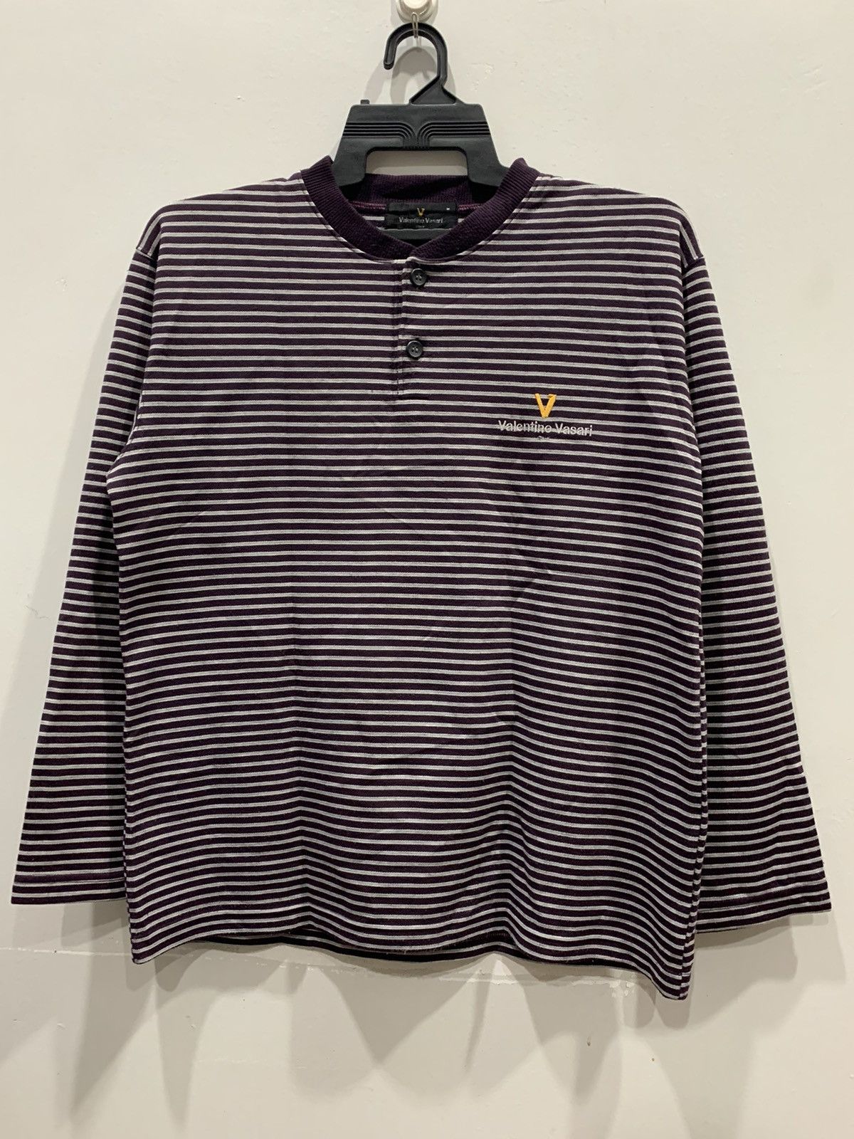 Japanese Brand × Vintage VALENTINO VASARI Long Sleeve T-Shirt Size M Size US L / EU 52-54 / 3 - 14 Thumbnail