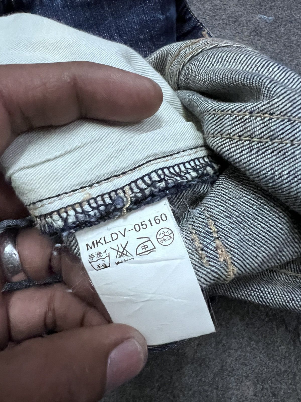 Japanese Brand × Michel Klein FLARED💥MK MICHEL KLEIN HOMME DISTRESSED DENIM PANT Size US 32 / EU 48 - 8 Thumbnail