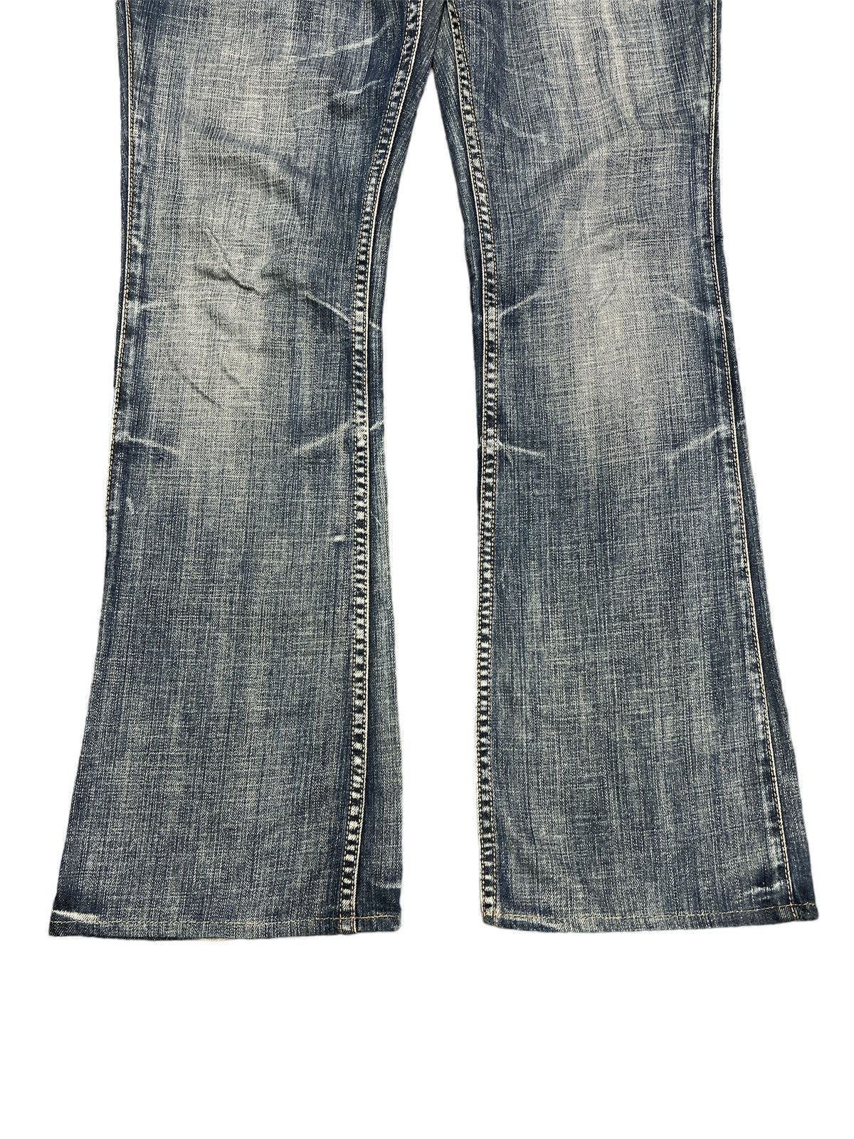 Japanese Brand × Michel Klein FLARED💥MK MICHEL KLEIN HOMME DISTRESSED DENIM PANT Size US 32 / EU 48 - 4 Thumbnail