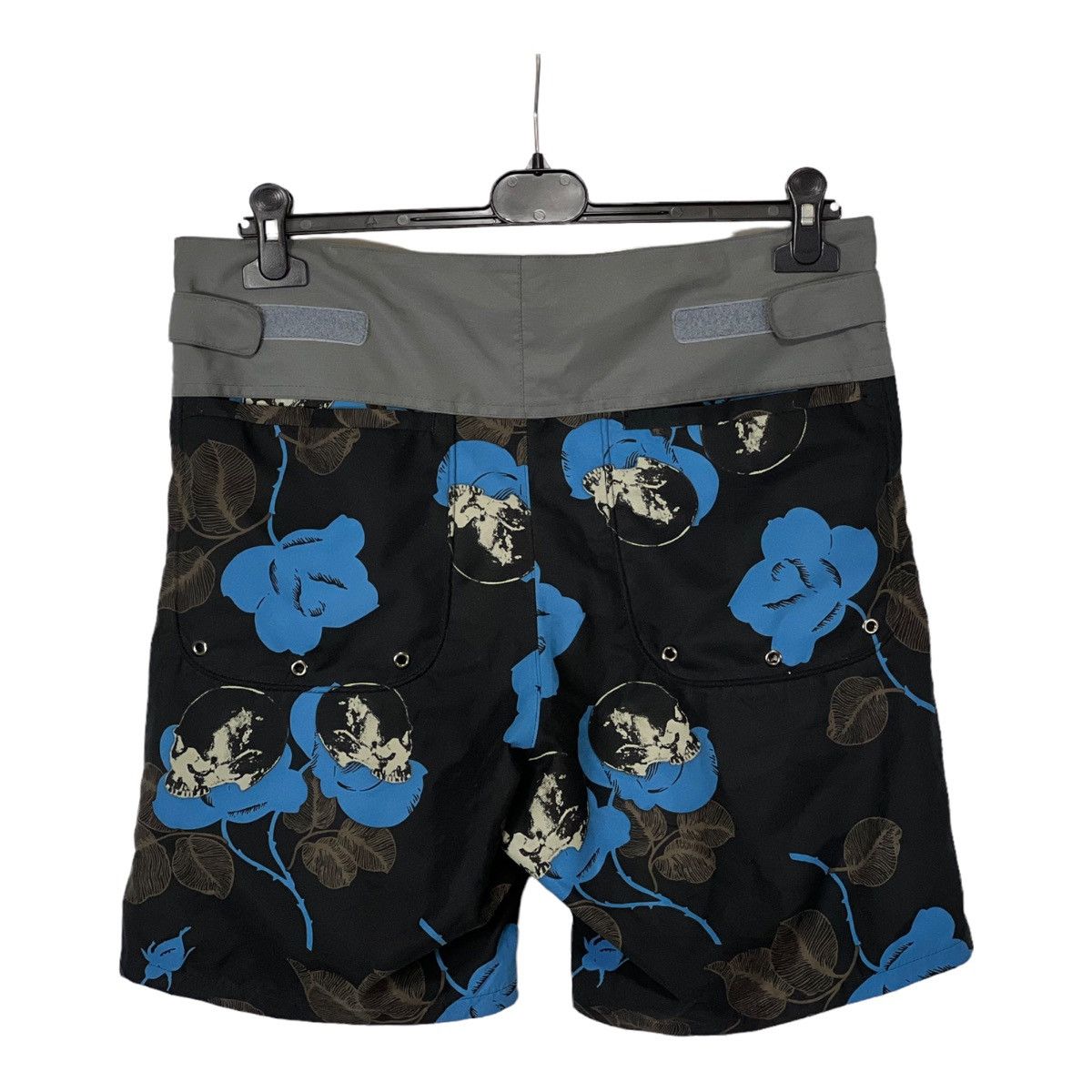 Japanese Brand × Undercover Rare Undercover Skull Pattern Beach Swim Shorts Size US 31 - 2 Thumbnail