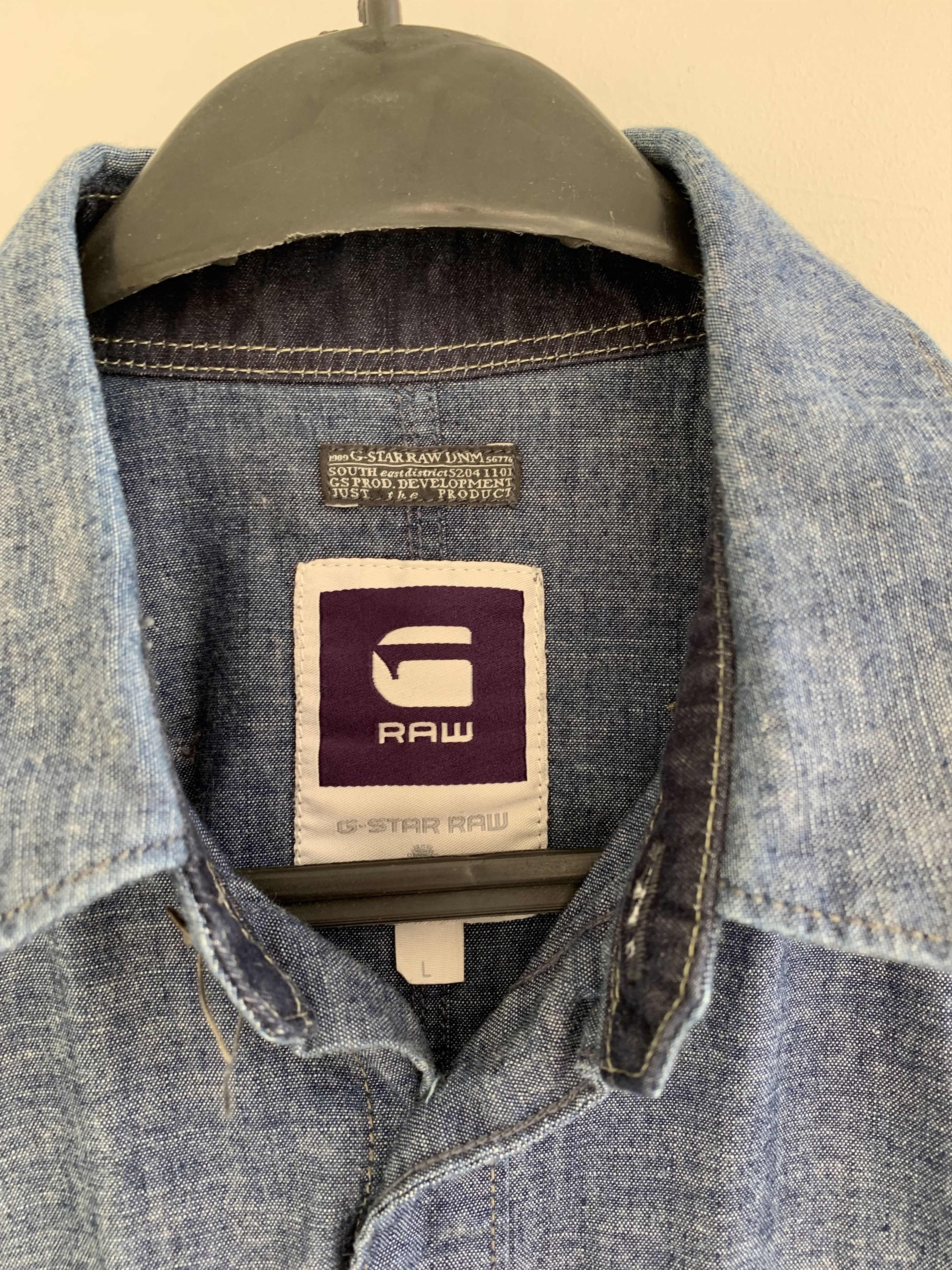 G-Star × Vintage G star raw shirt Size US L / EU 52-54 / 3 - 3 Thumbnail