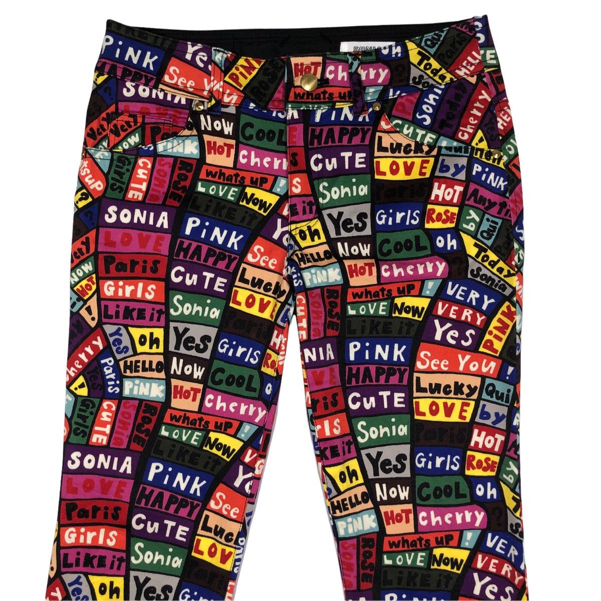 Sonia Rykiel Sonia Rykiel Full Print Radiohead Inspired Trouser Size 30" / US 8 / IT 44 - 2 Thumbnail