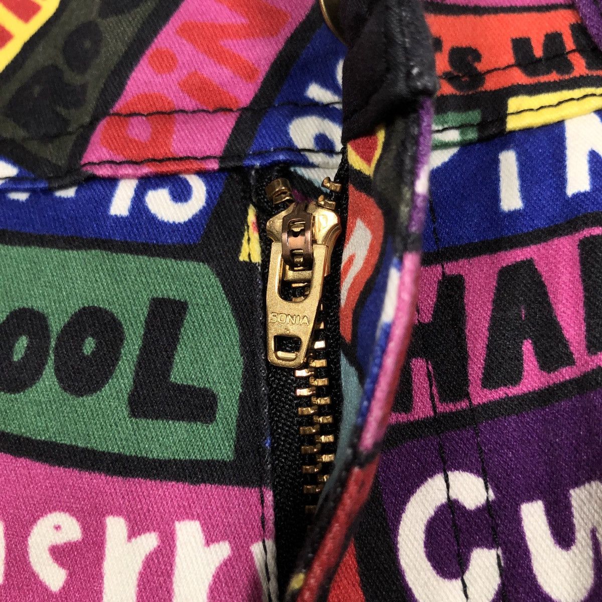 Sonia Rykiel Sonia Rykiel Full Print Radiohead Inspired Trouser Size 30" / US 8 / IT 44 - 11 Thumbnail