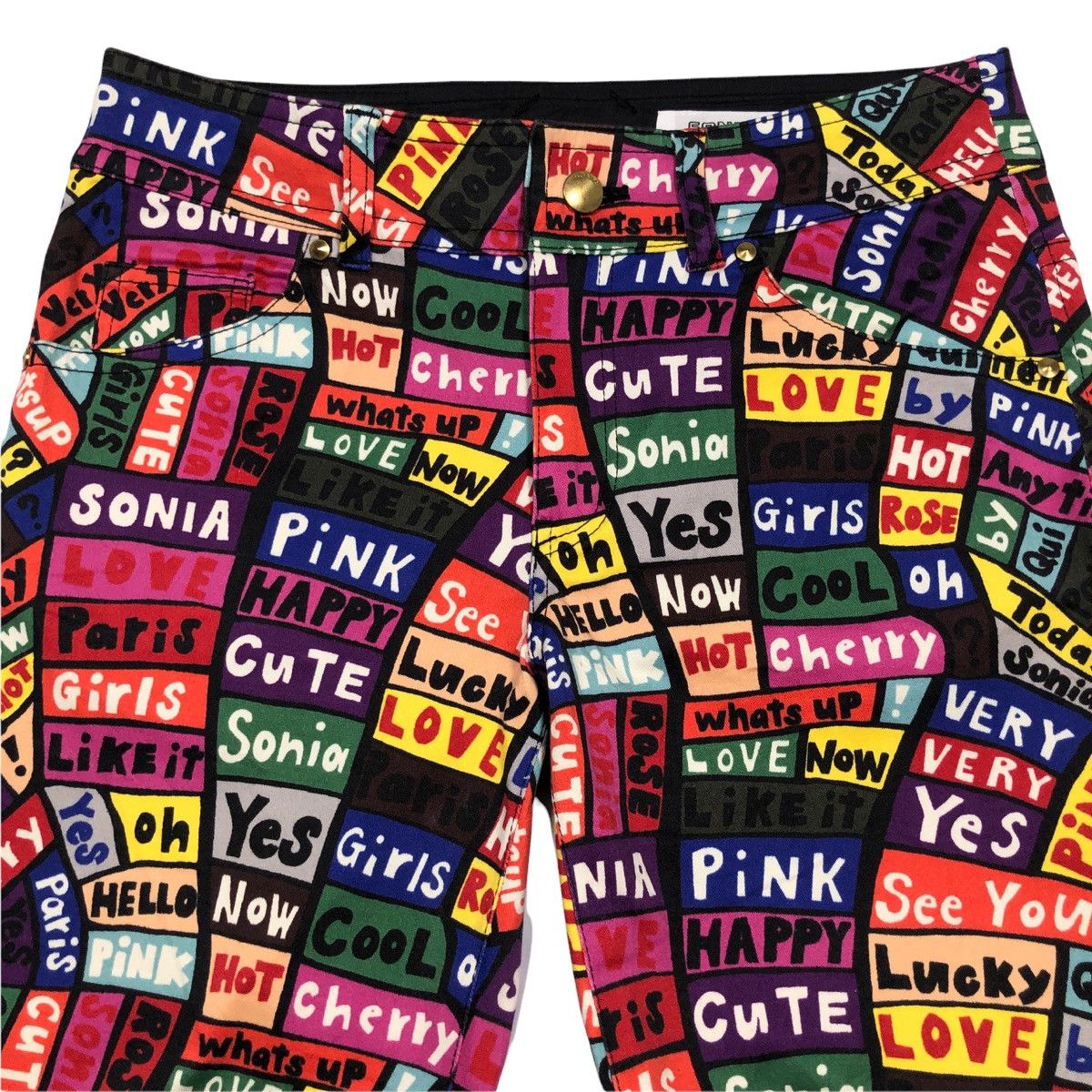 Sonia Rykiel Sonia Rykiel Full Print Radiohead Inspired Trouser Size 30" / US 8 / IT 44 - 3 Thumbnail