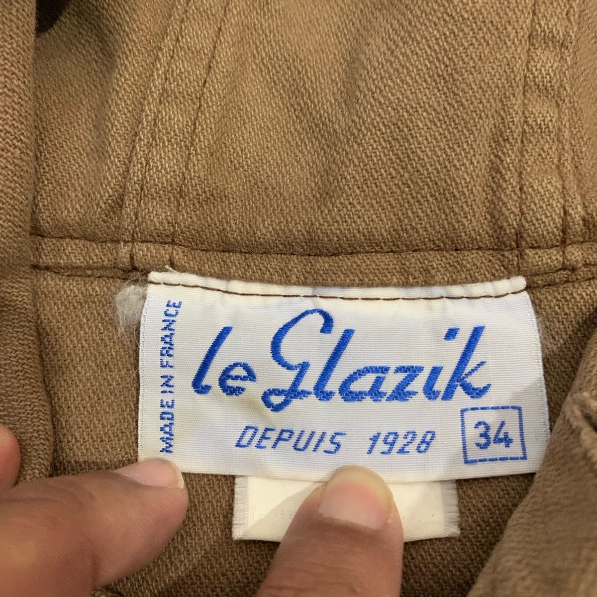 Designer × Vintage LE GLAZIK Hoodie Size 34 Fits S MADE IN FRANCE Size US S / EU 44-46 / 1 - 8 Thumbnail