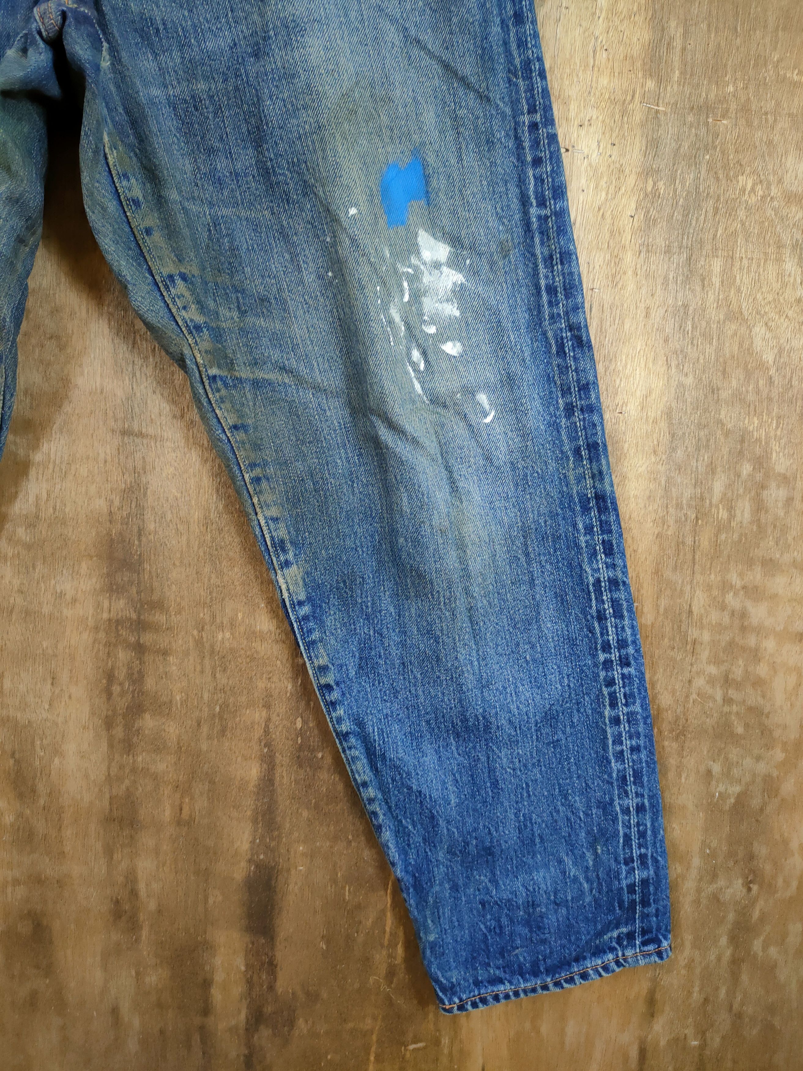 Japanese Brand DL DMG Made in Japan vtg painter splash denim pants #46-959 Size US 28 / EU 44 - 3 Thumbnail