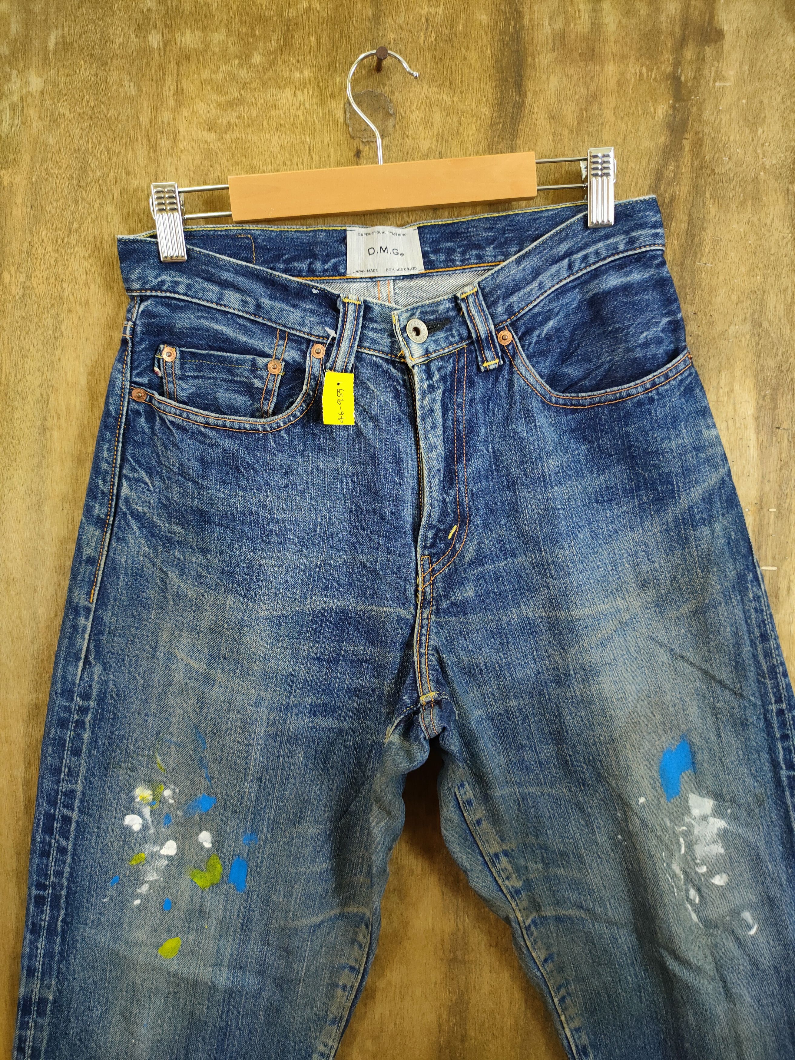 Japanese Brand DL DMG Made in Japan vtg painter splash denim pants #46-959 Size US 28 / EU 44 - 4 Thumbnail
