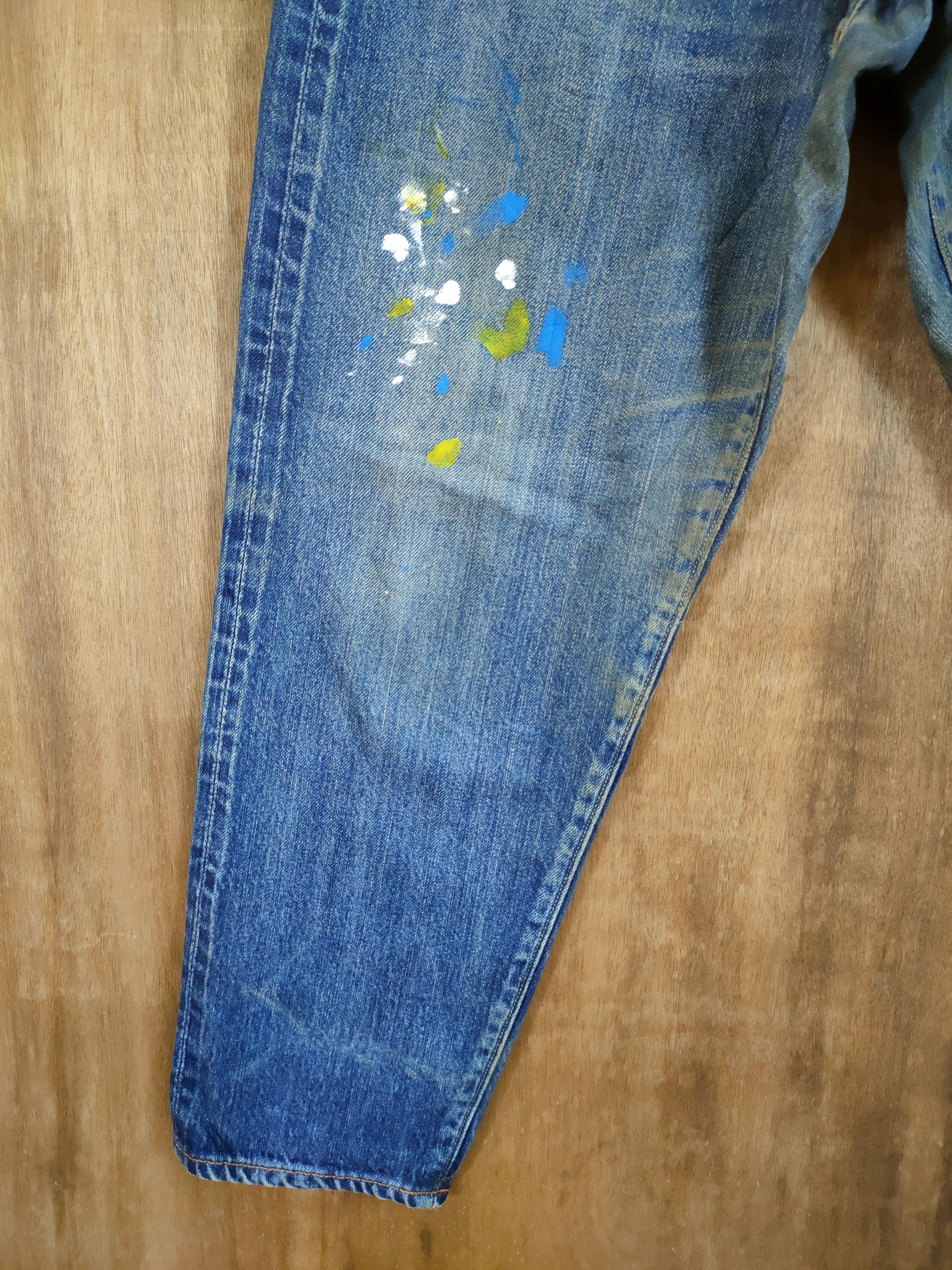 Japanese Brand DL DMG Made in Japan vtg painter splash denim pants #46-959 Size US 28 / EU 44 - 2 Thumbnail