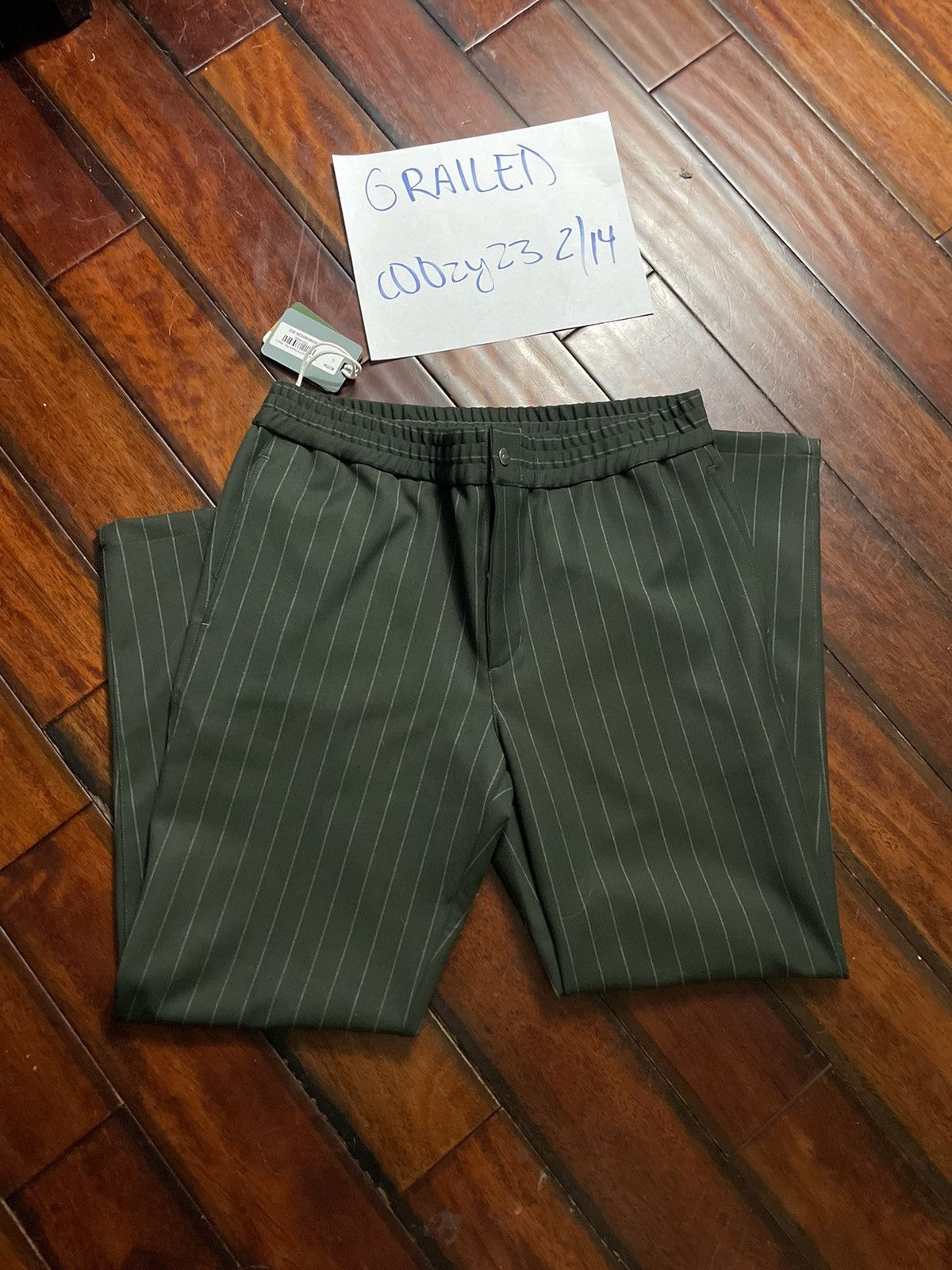Kith Pinstripe Double Knit Chatham Pant - Stadium | Grailed
