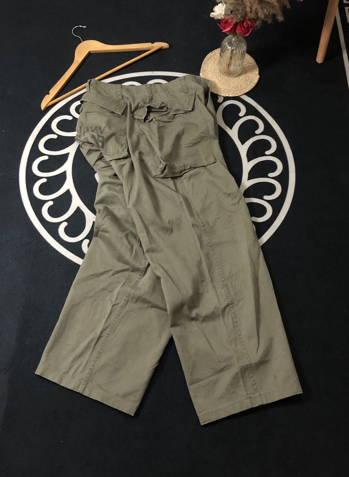 Vintage VINTAGE U.S. NAVY N-571B TROUSER MONKEY PANTS Size US 30 / EU 46 - 9 Thumbnail