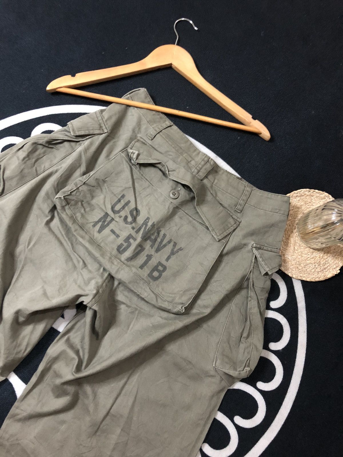 Vintage VINTAGE U.S. NAVY N-571B TROUSER MONKEY PANTS Size US 30 / EU 46 - 2 Thumbnail