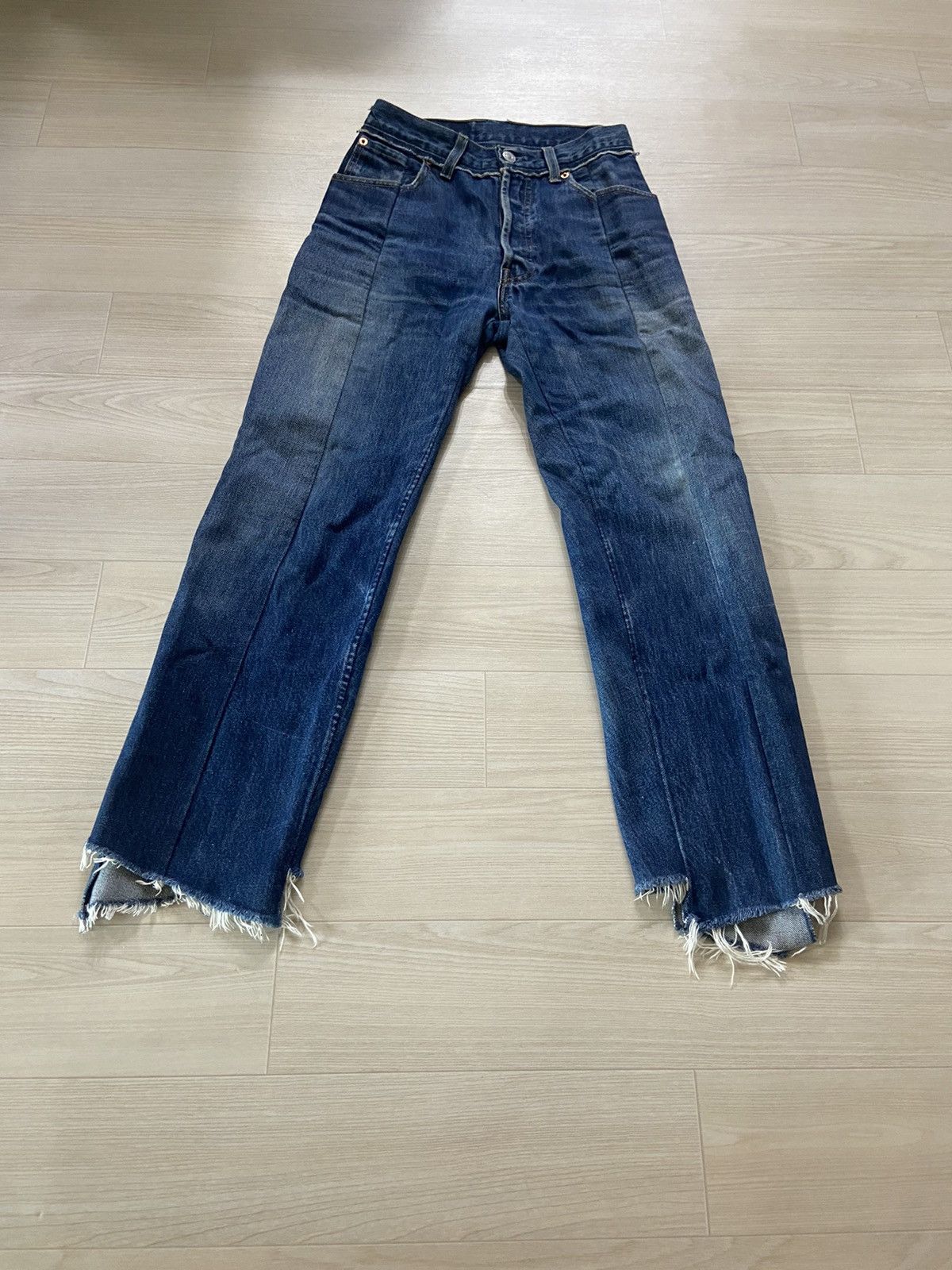image of Levis x Vetements Xs Vetements Reworked Jeans Denim Pants in Blue, Men's (Size 26)