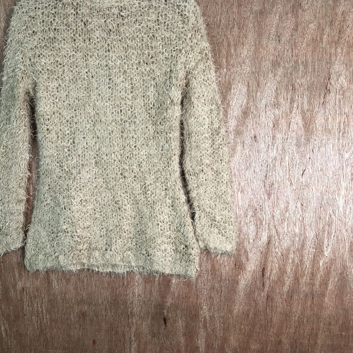 Japanese Brand Frees Shop mesh net crochet Shaggy Fur Mohair Knitwear #6569 Size M / US 6-8 / IT 42-44 - 8 Thumbnail