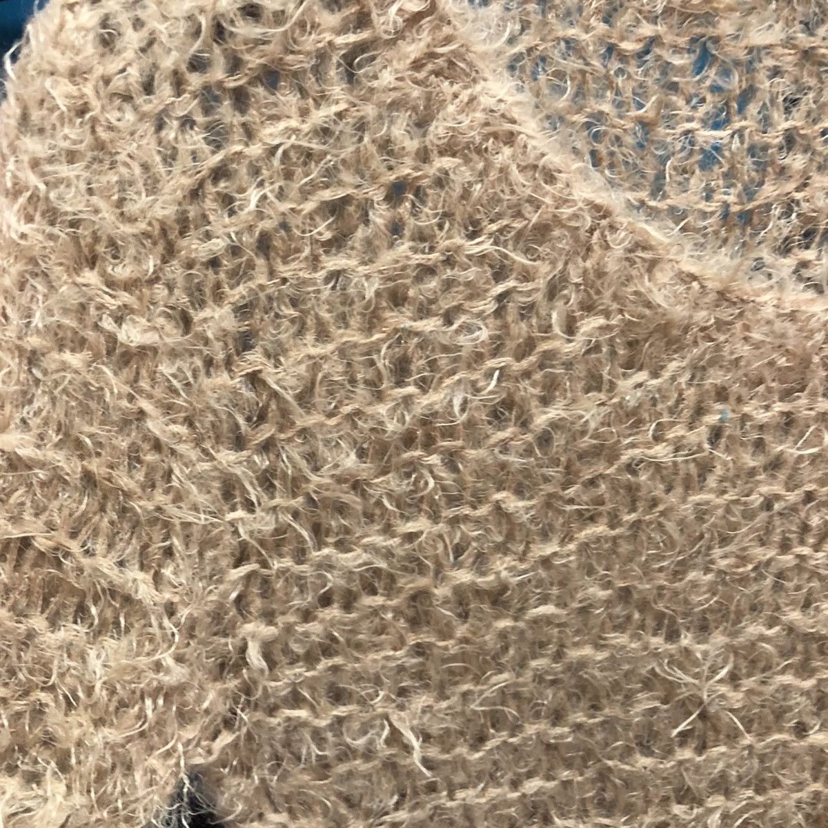 Japanese Brand Frees Shop mesh net crochet Shaggy Fur Mohair Knitwear #6569 Size M / US 6-8 / IT 42-44 - 10 Thumbnail