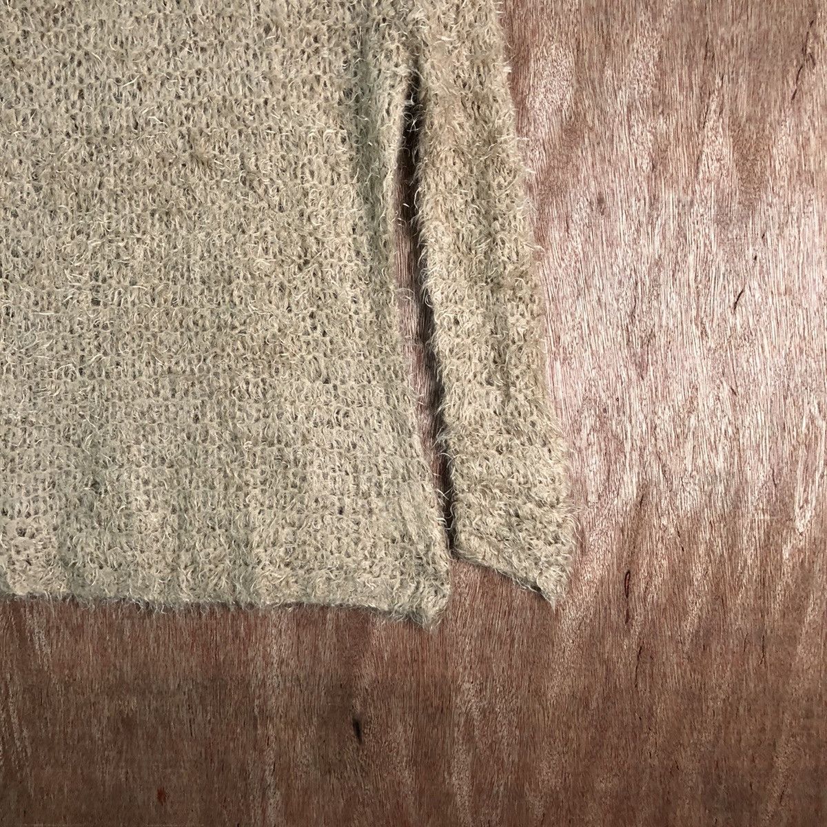 Japanese Brand Frees Shop mesh net crochet Shaggy Fur Mohair Knitwear #6569 Size M / US 6-8 / IT 42-44 - 5 Thumbnail