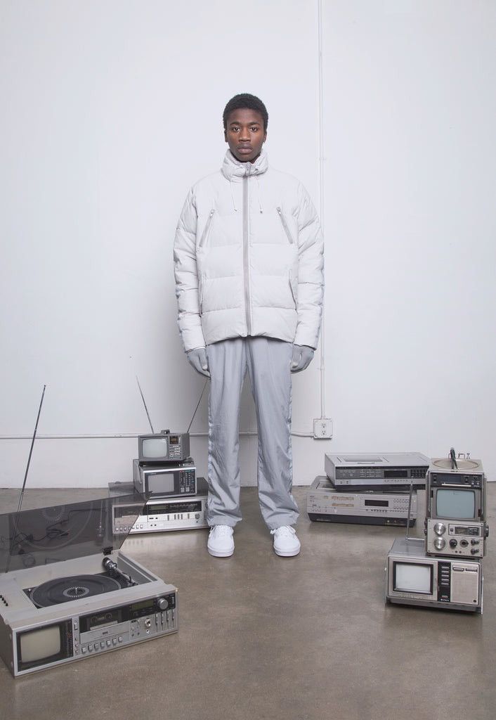 C2H4 × Chemist Creations 2018 BOXY DROP SHOULDER DOWN PUFFER WORK COAT JACKET Size US L / EU 52-54 / 3 - 21 Thumbnail