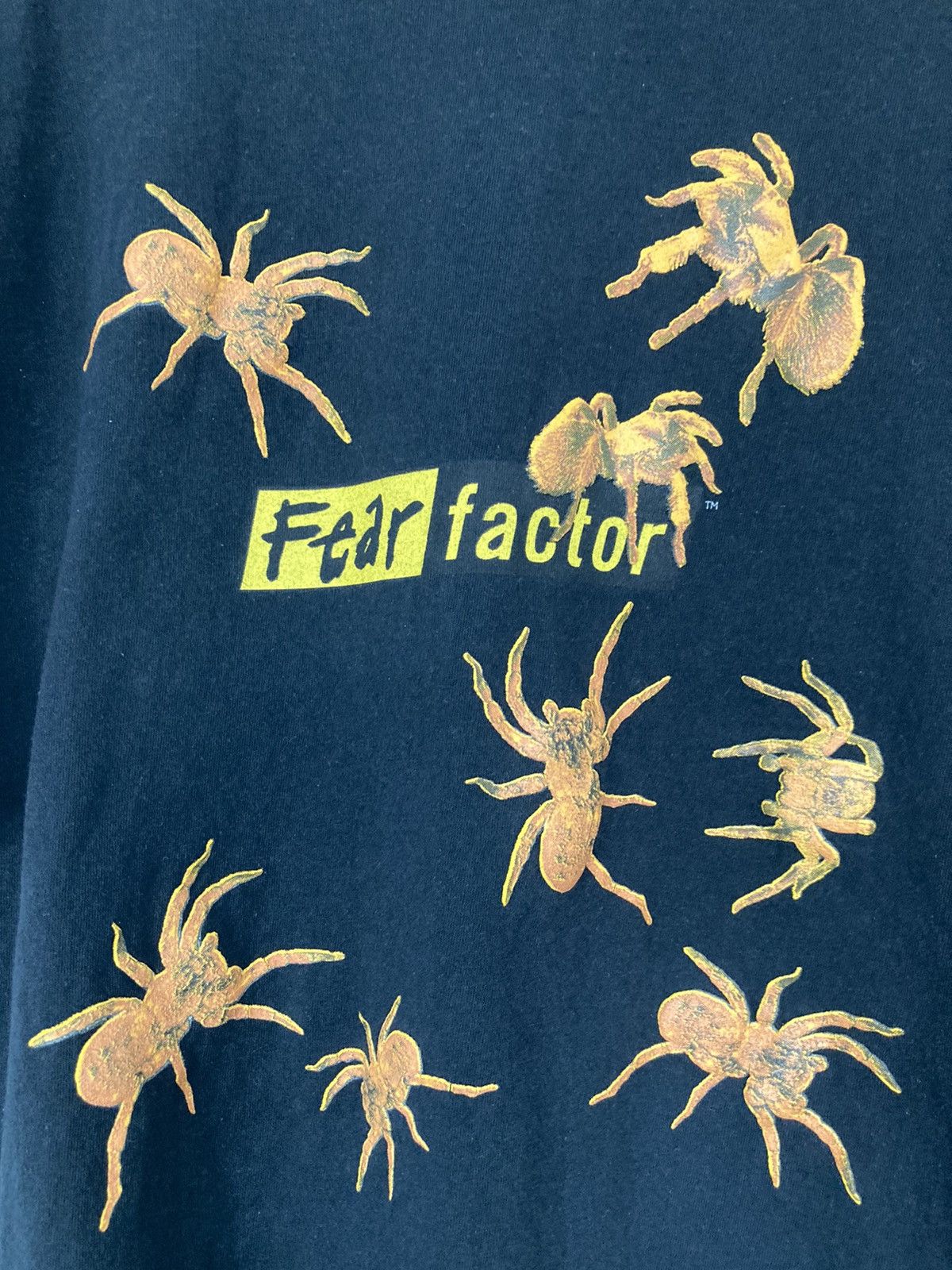 Vintage FEAR FACTOR SHIRT SHOW TARANTULAS VINTAGE Y2K HORROR PROMO Size US XL / EU 56 / 4 - 2 Thumbnail
