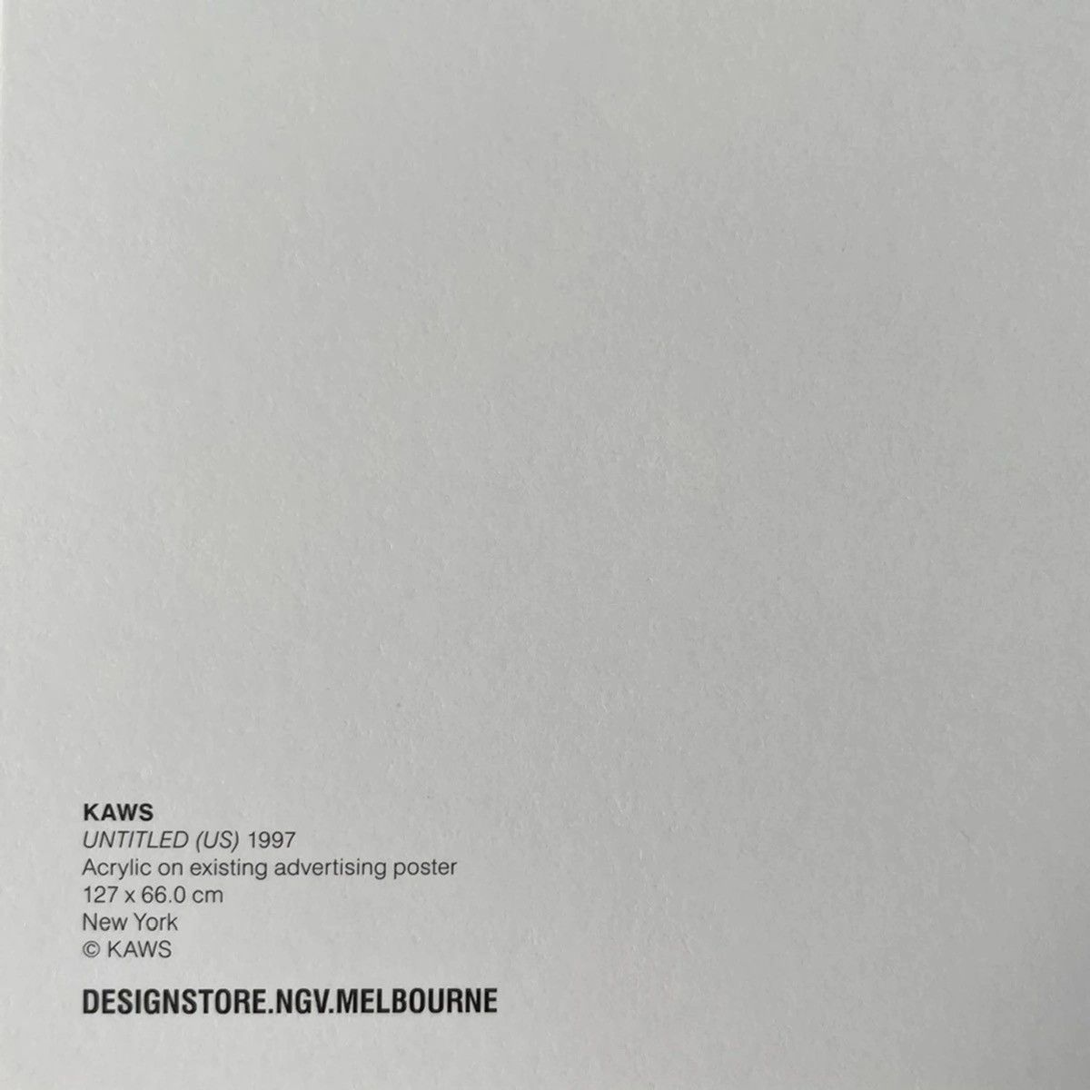 Kaws Set of 2 - Kaws Acrylic on Advertising Posters Size ONE SIZE - 3 Thumbnail