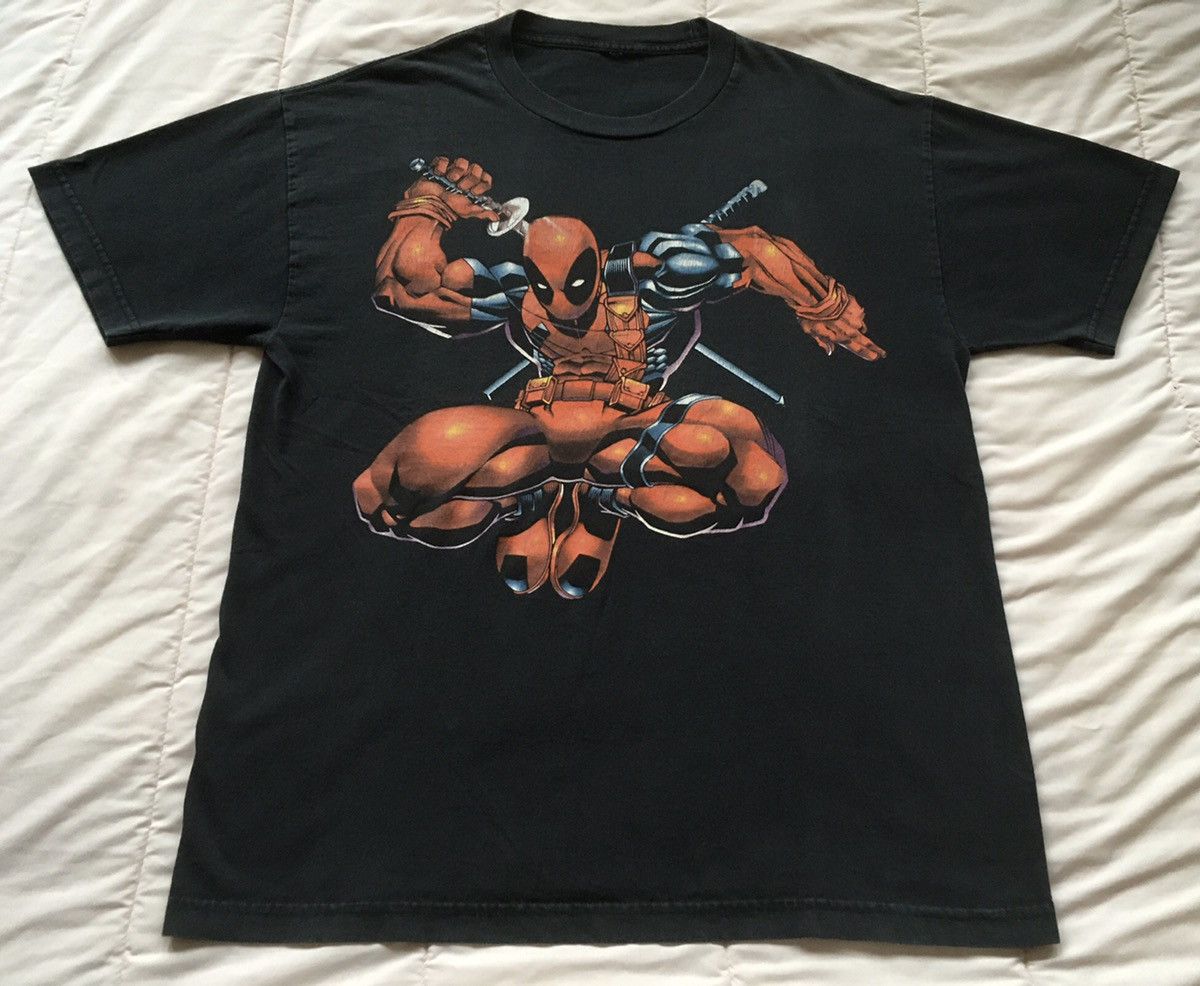 Marvel Comics × Vintage Deadpool Shirt Vintage Marvel Comics 90s X-Men Wolverine Size US L / EU 52-54 / 3 - 5 Thumbnail