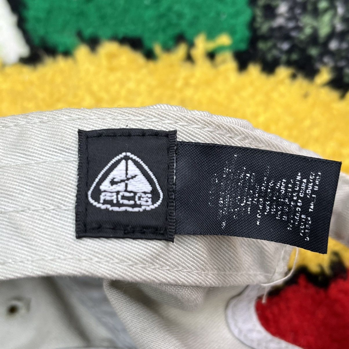 Nike ACG × Vintage NIKE ACG ARCHIVE Y2K RARE VINTAGE CREAM CAP 1990s - № 4016 Size ONE SIZE - 5 Thumbnail